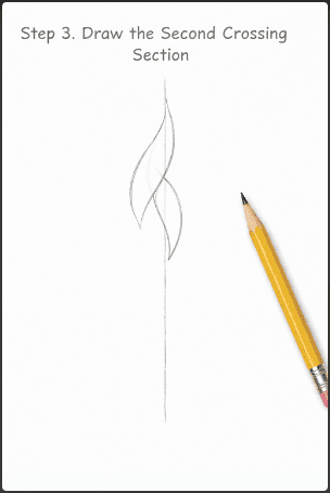 how to draw braids step by step