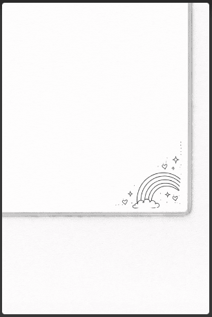 Rainbow Corner Doodle