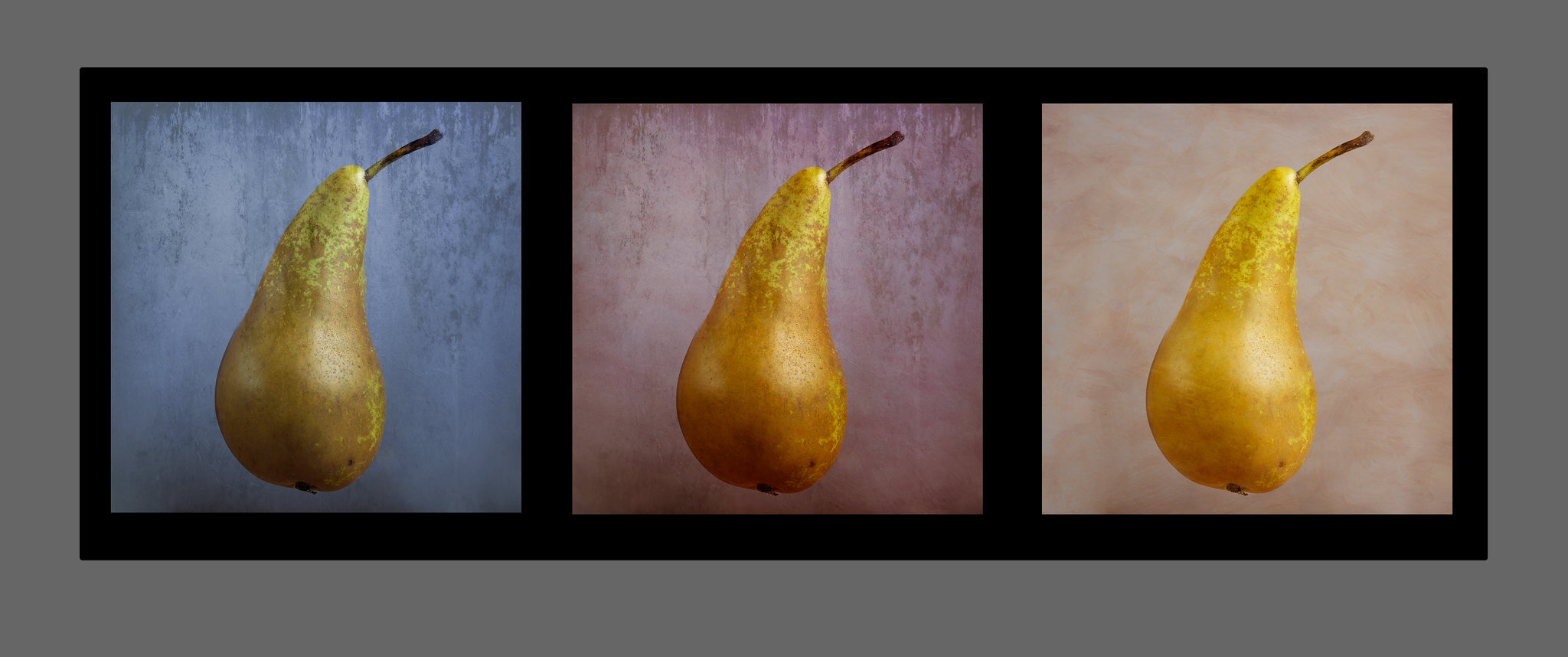Still Life Pears in a Grid