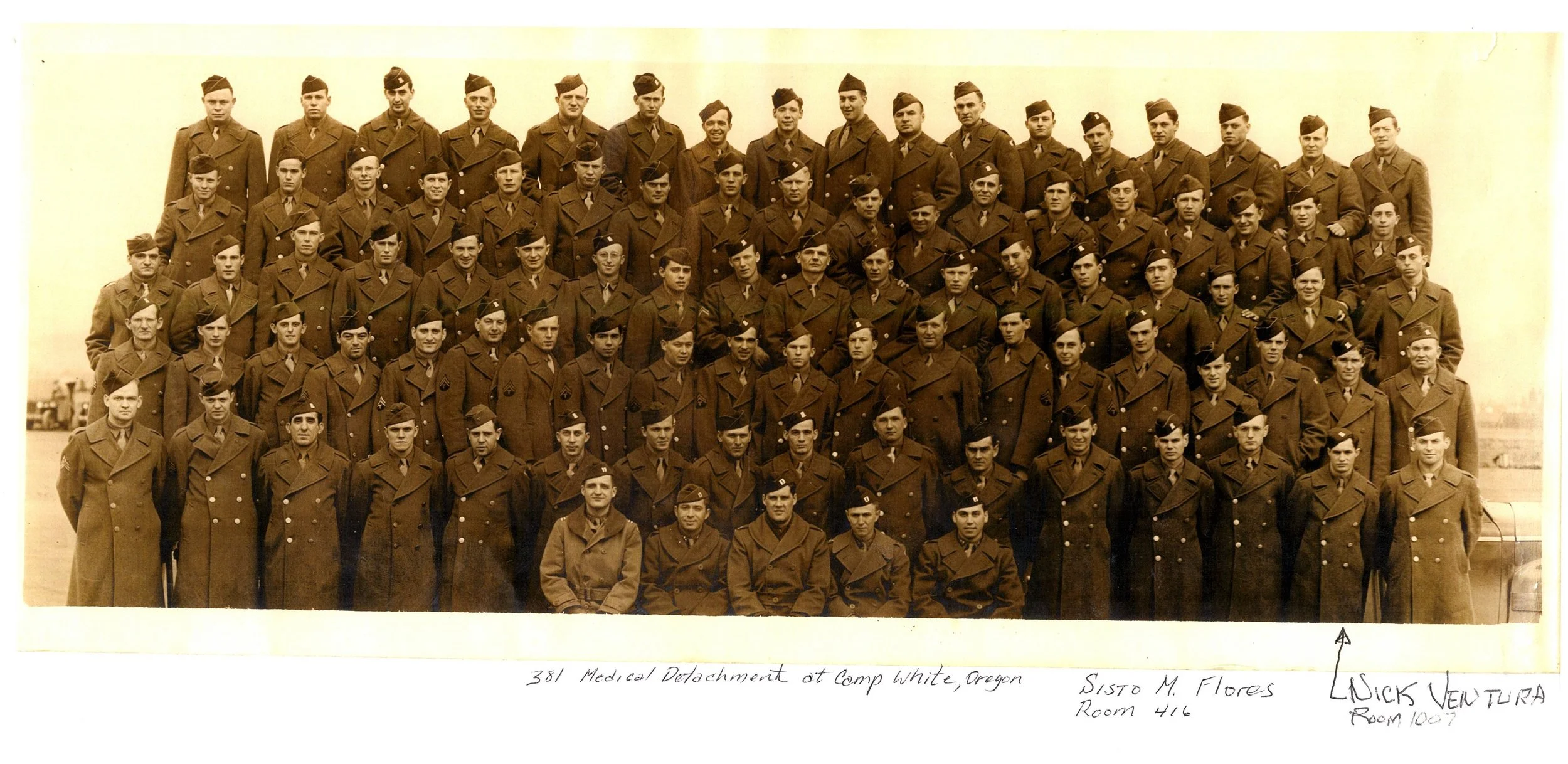 381st Medical Detachment at Camp White