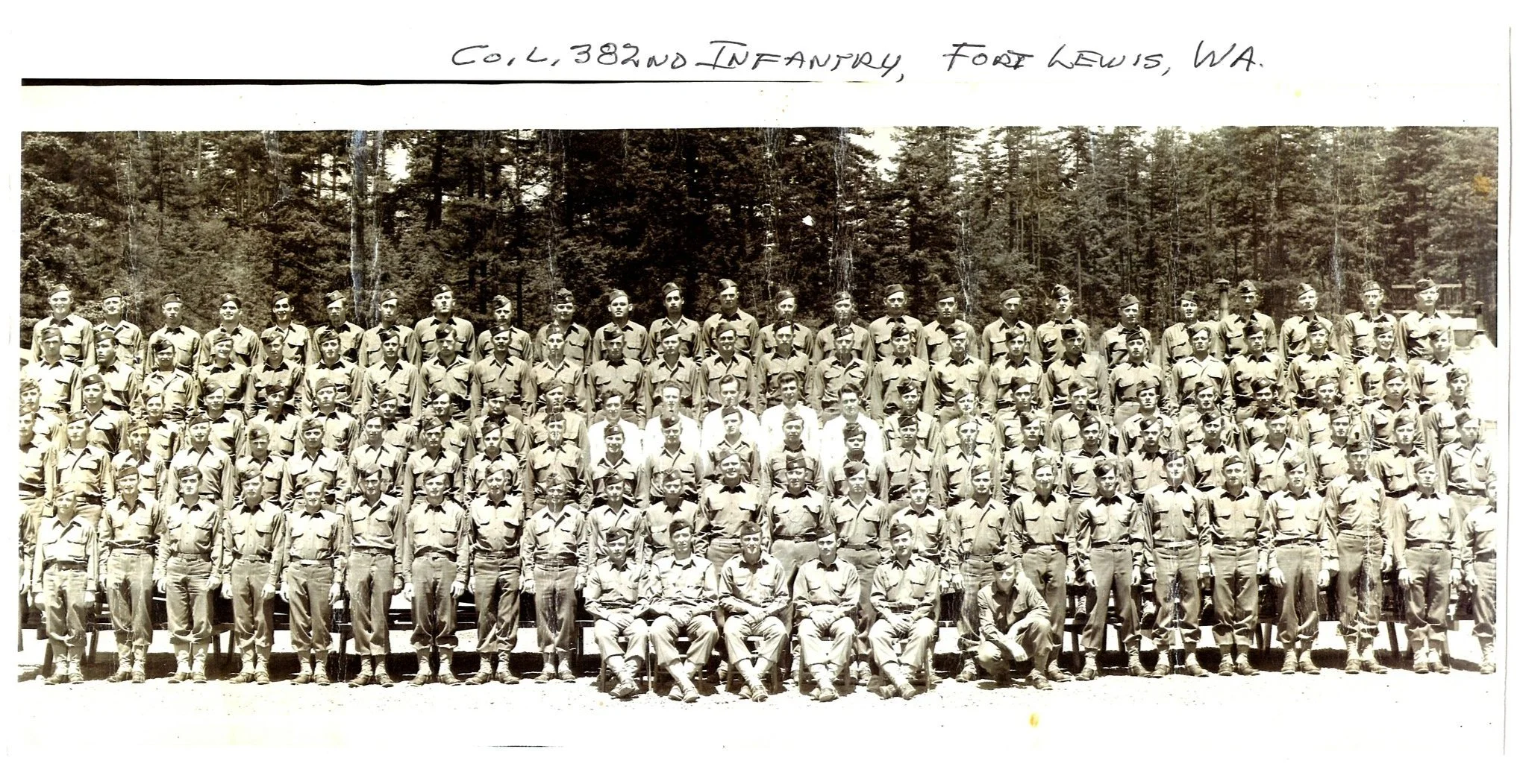 382nd Company L at Fort Lewis