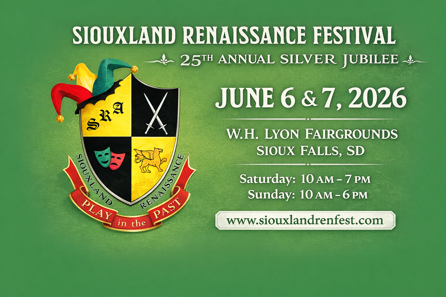 25th Annual Siouxland Renaissance Festival Silver Jubilee