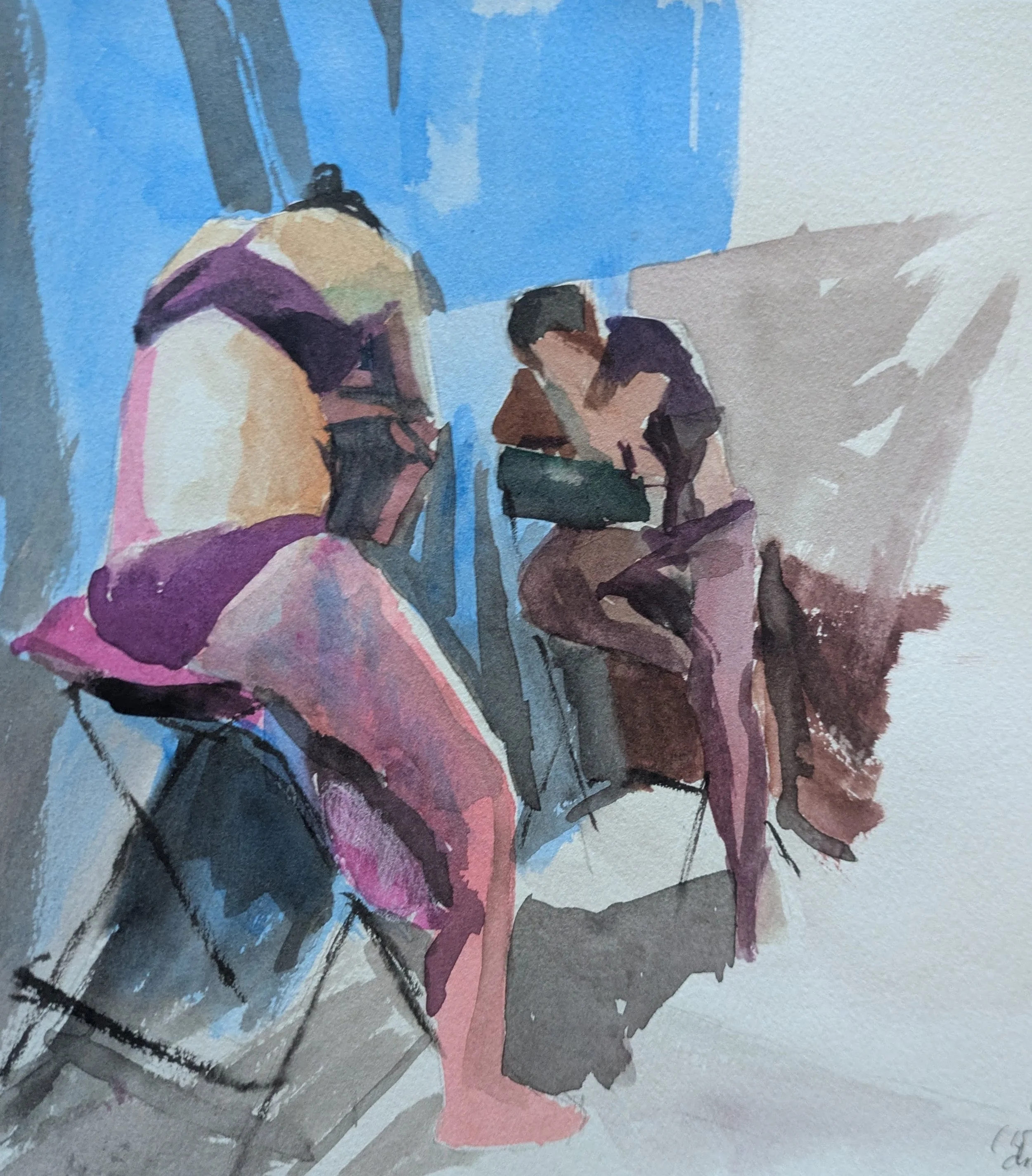 Reflect  l  8x8  l  Watercolor  l  Framed  l  $150