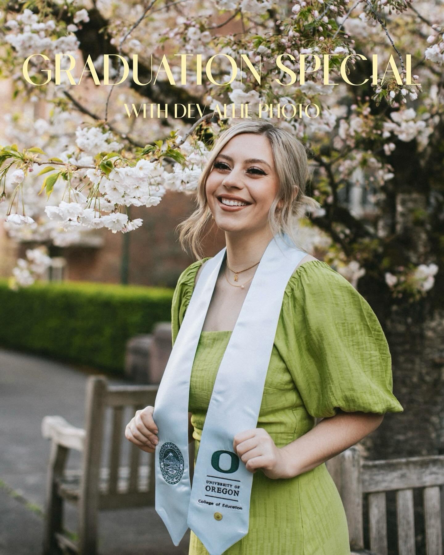 2024 grads! I have something special for you! 
🫶🏼🫶🏼 

May 6th/June 27th I will be booking college grad photos for $300 - 1 hour of shooting, 1-2 outfits, and access to an online private gallery. 
Half is due at booking, message me here or email m