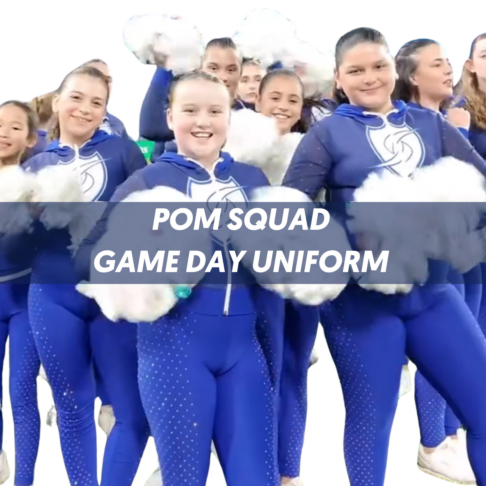 BULLDOGS GAME DAY UNIFORM - POM SQUADS