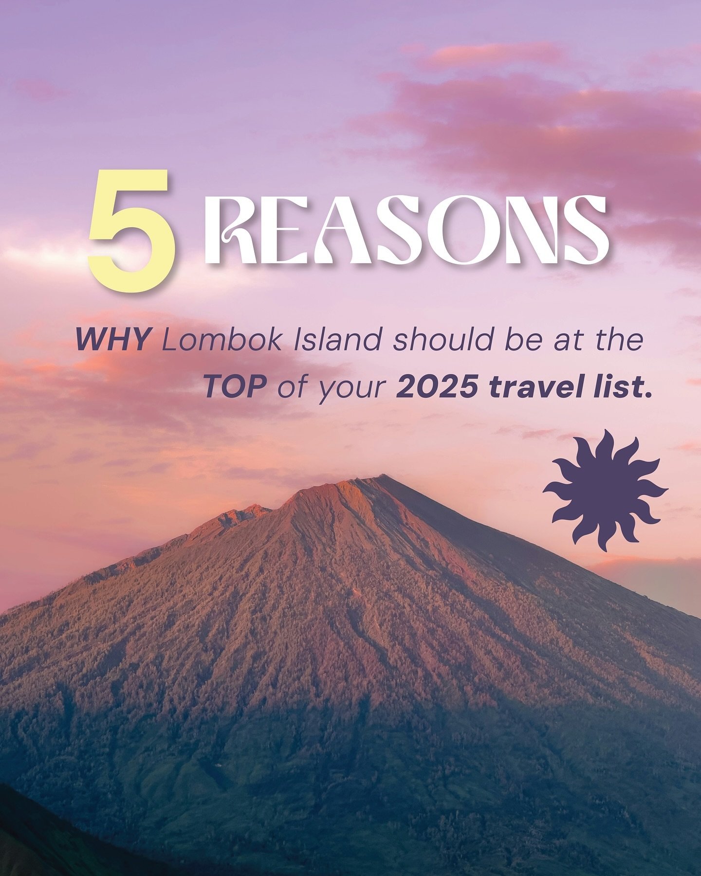 Here&rsquo;s why this tropical island in Indonesia should be at the top of your travel list for 2025. 🇮🇩 

Lombok. The gem that sits in the turquoise crystal waters of the Indian Ocean. 🌊

Bali&rsquo;s often overshadowed sister island. 🌴

Here&rs