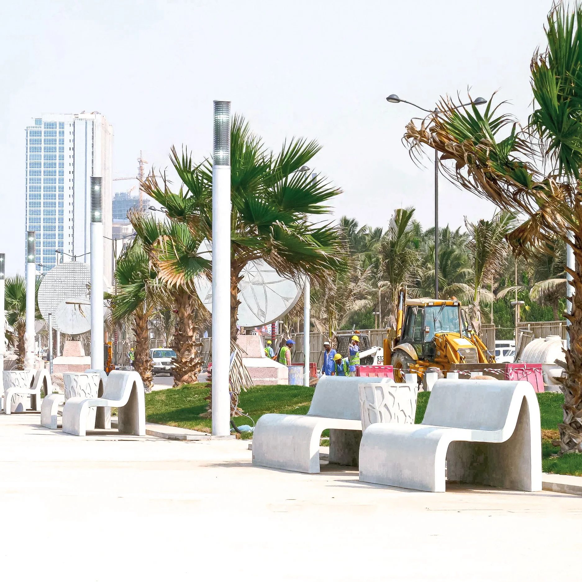 Emme benches in Djeddah, UAE