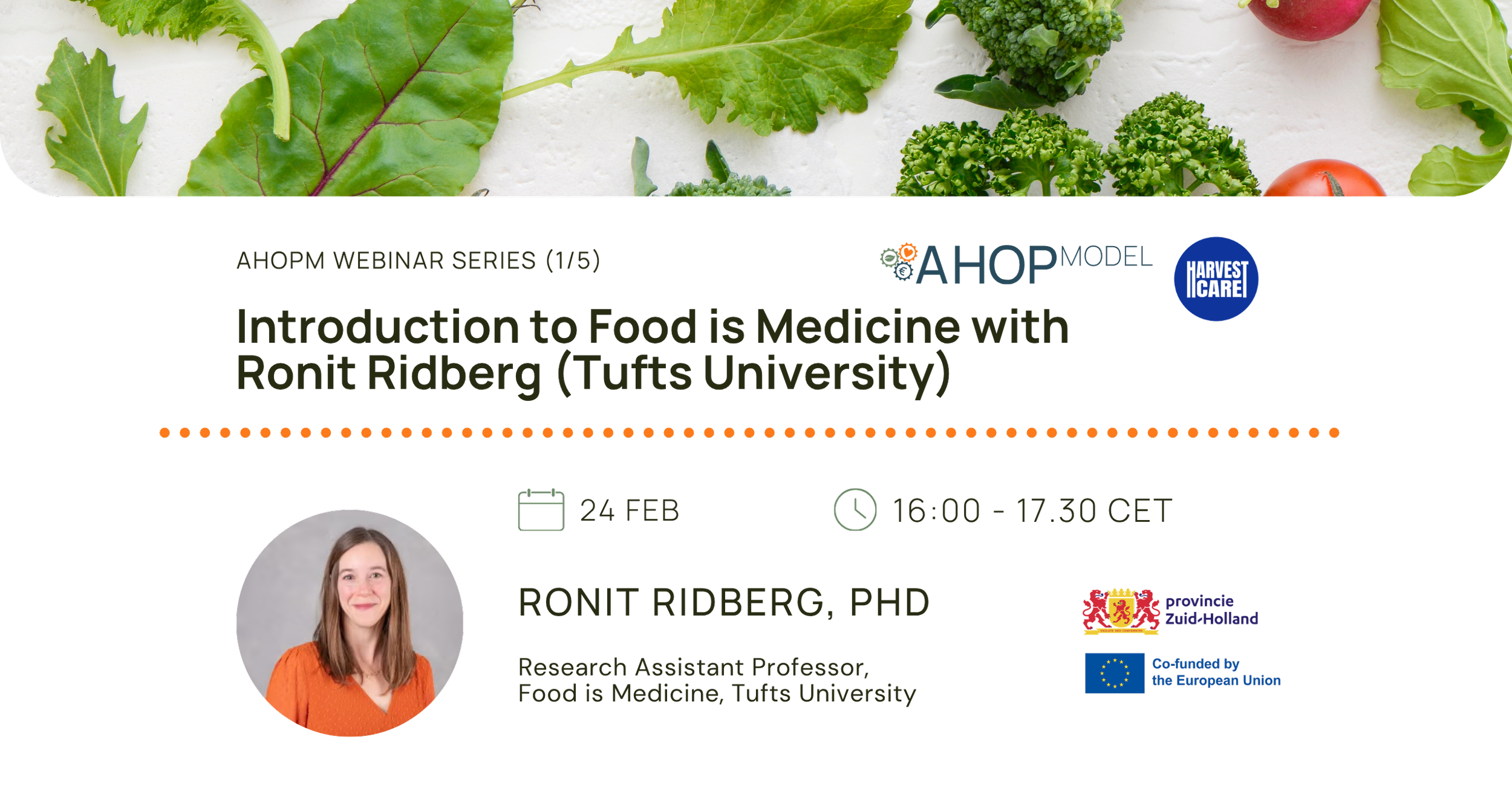 Agri-Health Webinar Series #1: What We Learned About Food is Medicine