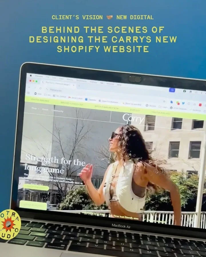 Before we can get into the reaaaallllyyy good stuff (aka the coding), we have to map out the vision first.

The Carry sells weighted rucking vests made by women, for women&mdash;in other words, they created something that actually supports our bodies