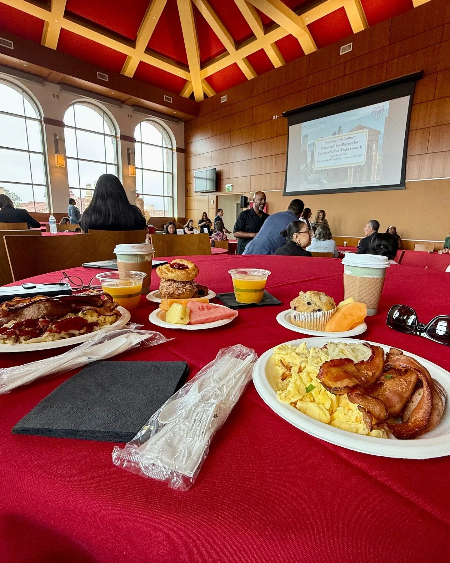 Productive morning with my USC family.