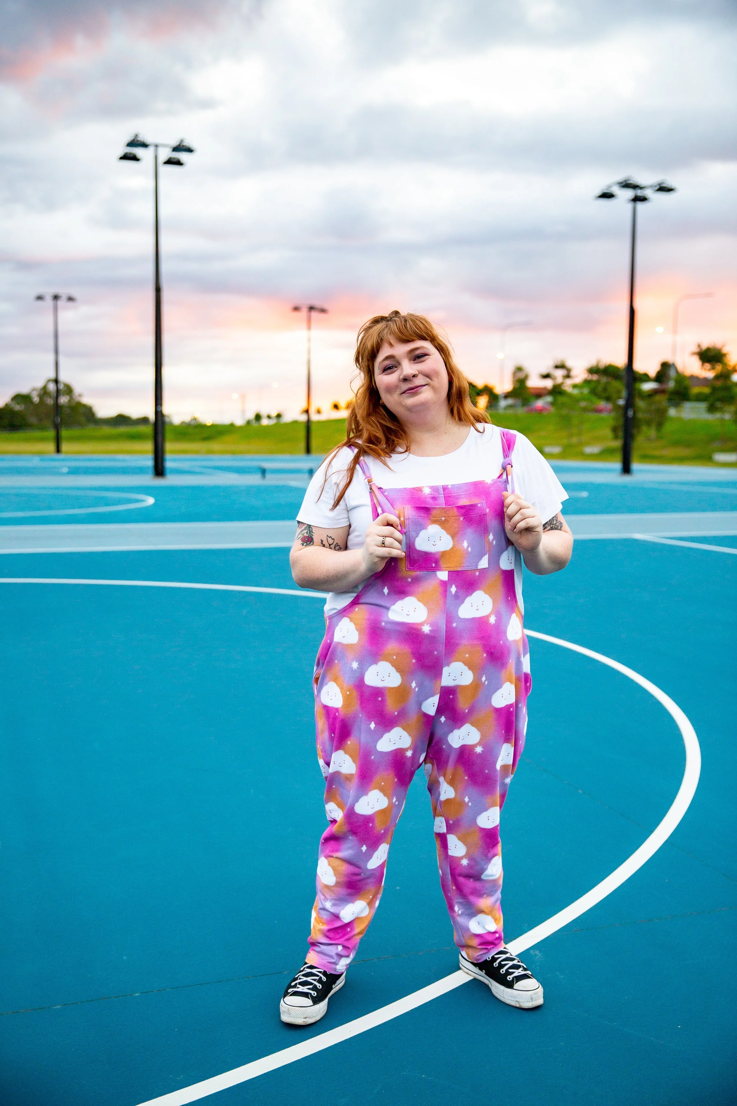sunset dreams - cloud overalls