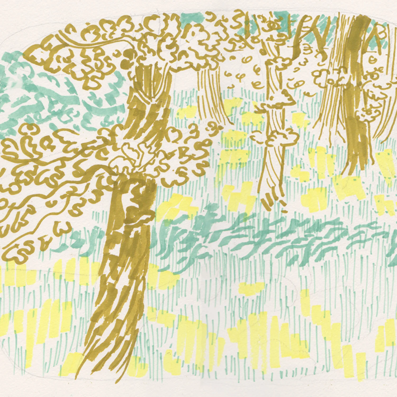 Drawing on Dartmoor