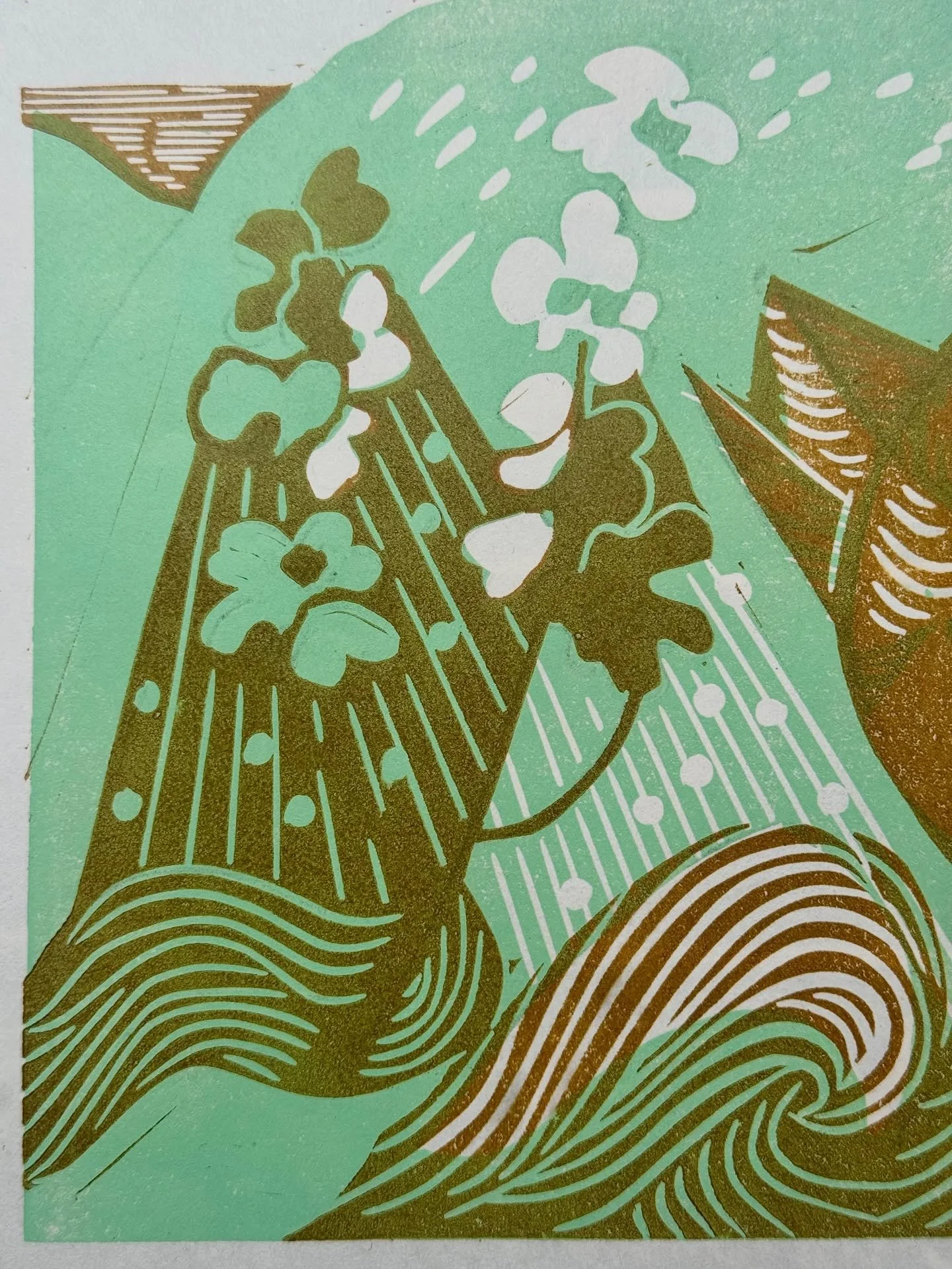 I am having the most interesting experimental time in the studio! Here is another peak. 
I hope you are all having a good week, in this age where the news in the world is heavy I hope you also have time in nature to feel free of it all x

#lunanortha