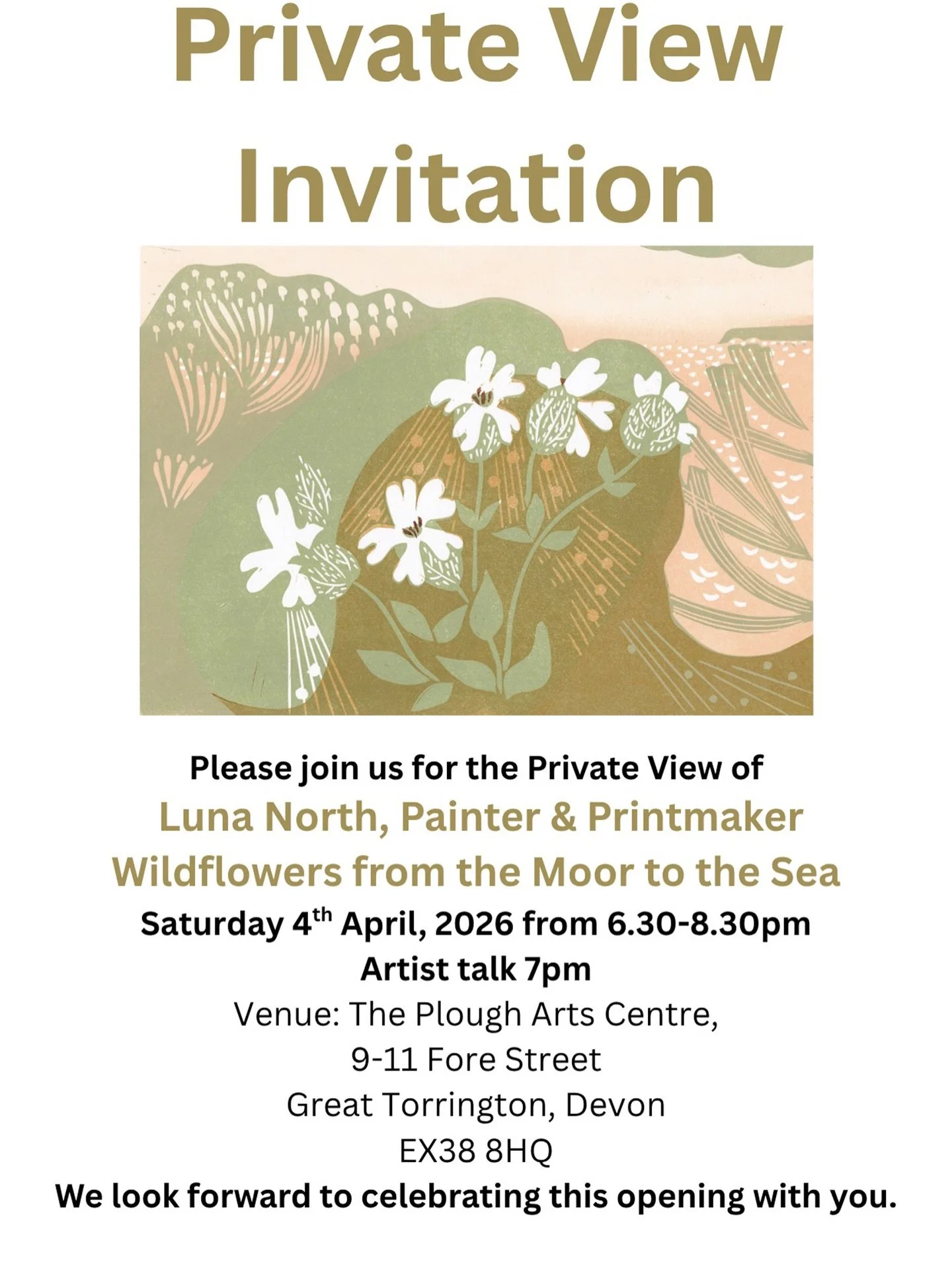 Yesterday myself and the wonderful Grace, gallery organizer @plougharts curated my solo show. Honestly the show looks beautiful. I can&rsquo;t wait for the private view and opening this Saturday 4th April at 6.30pm The Plough Arts centre, Torrington,