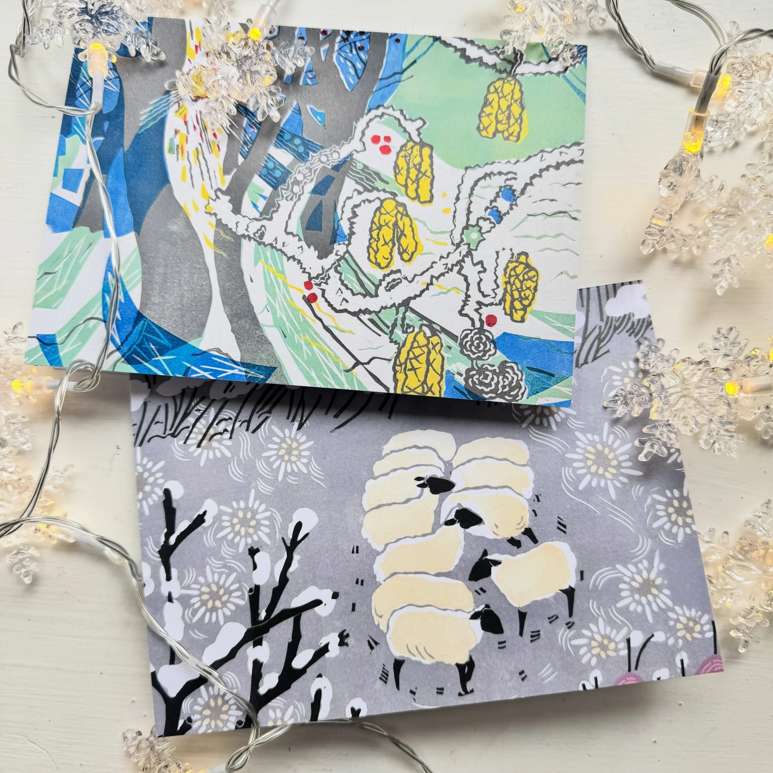 So pleased with my new Christmas cards , Thankyou @sixprint for such good quality cards.
Find them in my link 🌟
#artcards #lunanorthartist #devonartist #printmakingart