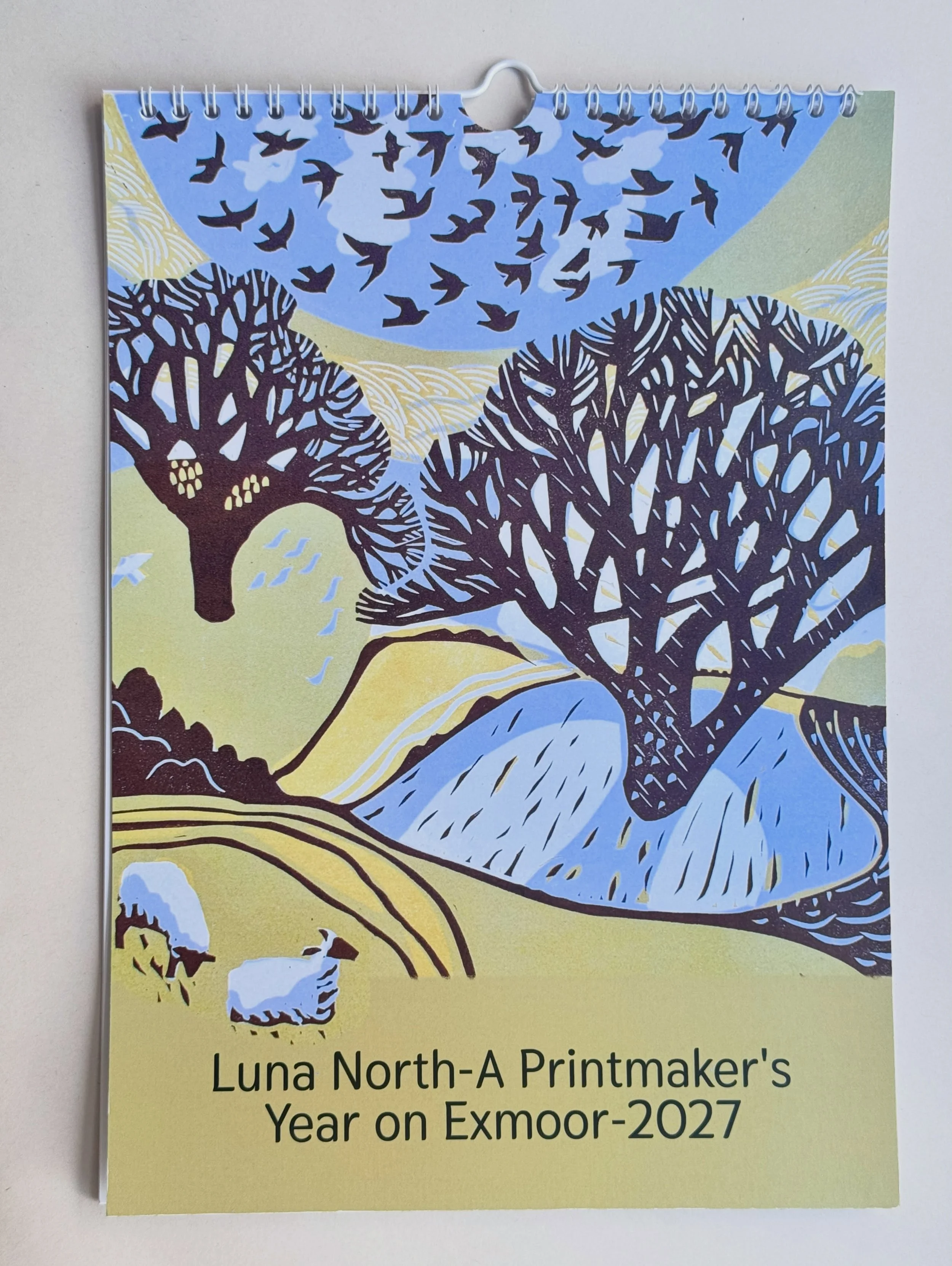 My 2027 Calendar -A Printmakers Year On Exmoor
Now available, see link 🌟
#lunanorthartist #devonartist #linocutprints #exmoor #printmaker