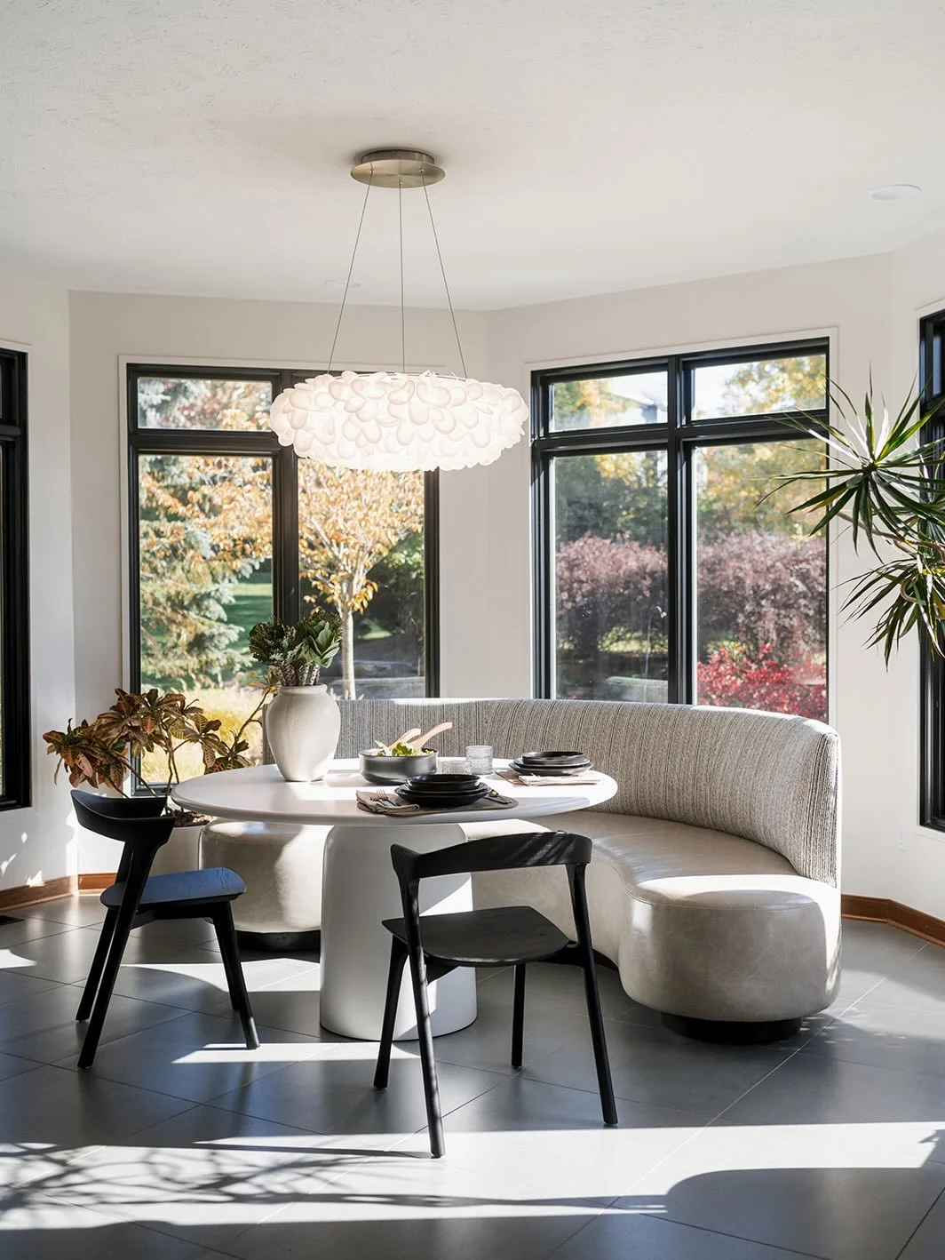 The unofficial start of Summer deserves a kitchen that can keep up and a dining space built for easy gatherings. 

The kitchen and custom banquette at the Brookside residence were intentionally designed for hosting, perfect for hosting. The long week