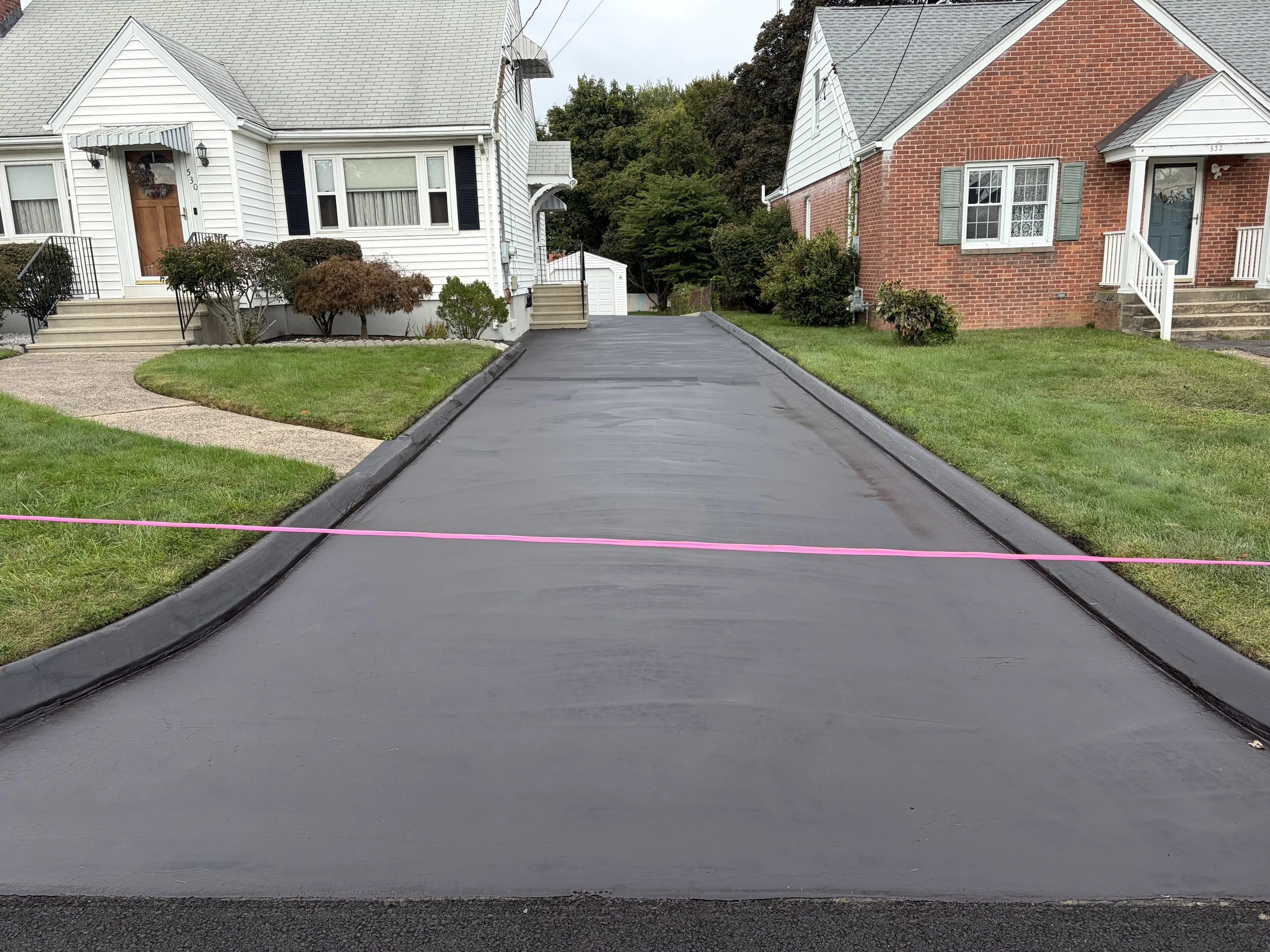 Residential driveway project finished in West Haven in 2026.