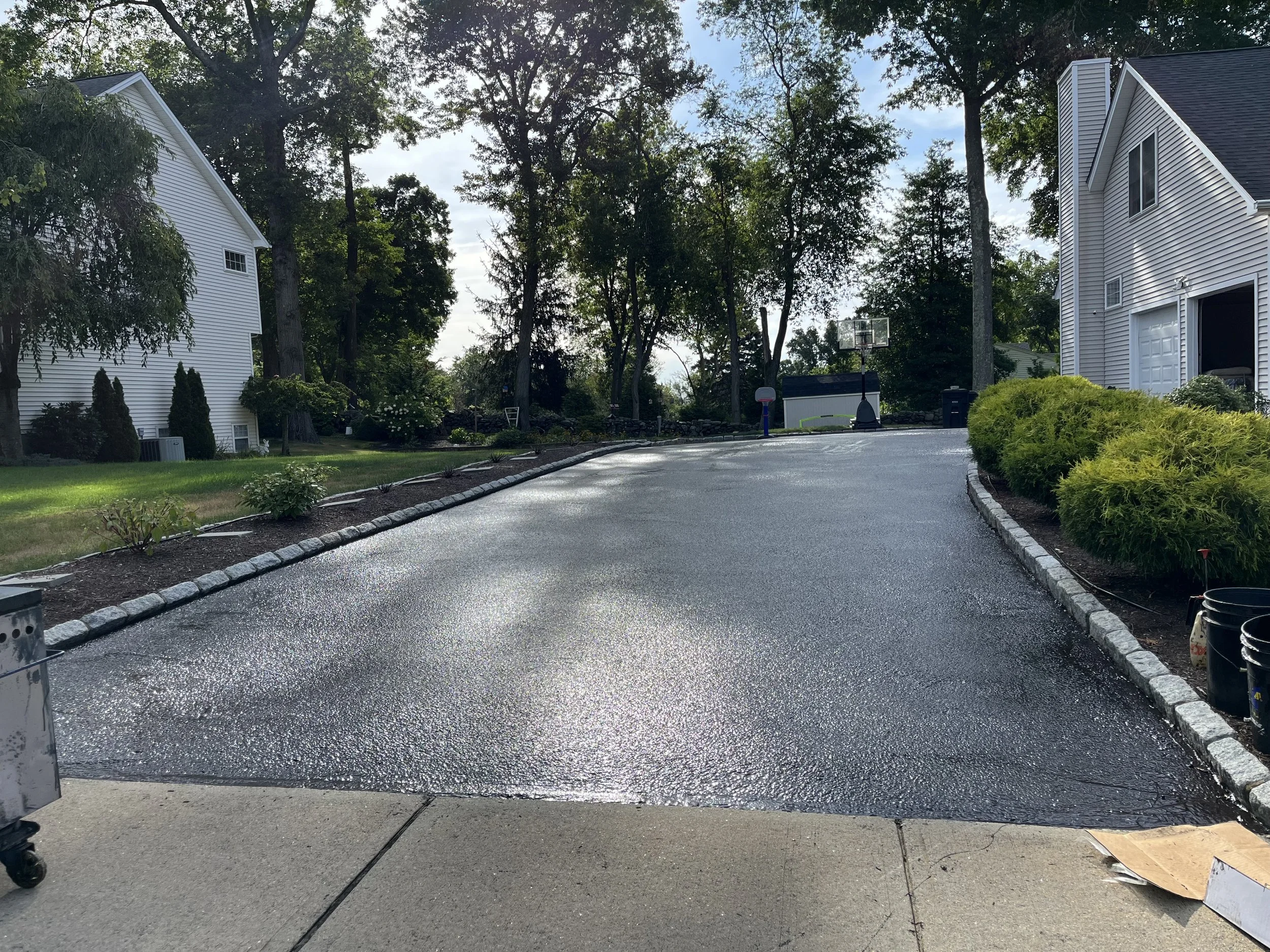 Milford sealcoating done Aug. 28, 2025