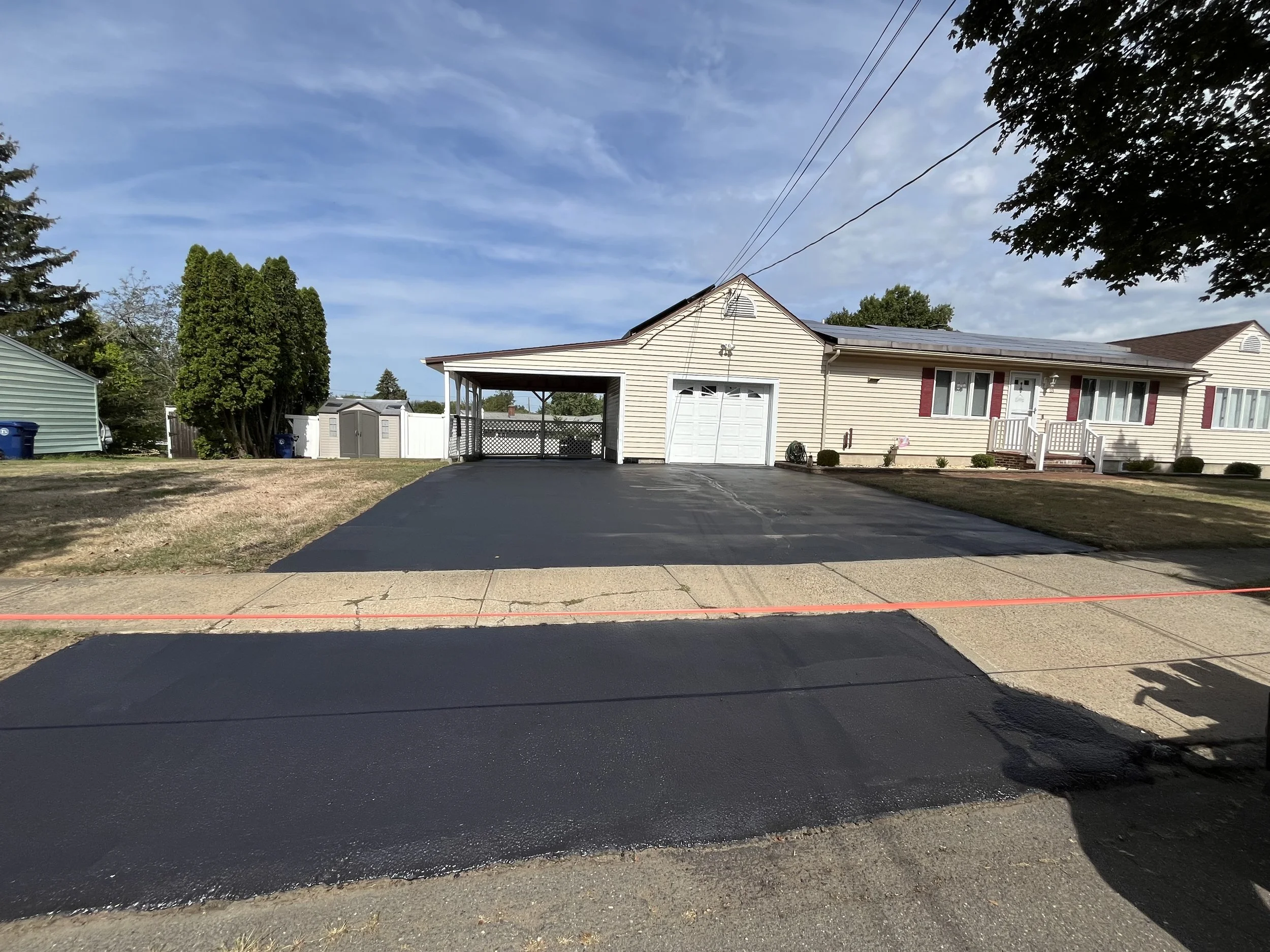 West Haven sealcoating done Aug. 28, 2025