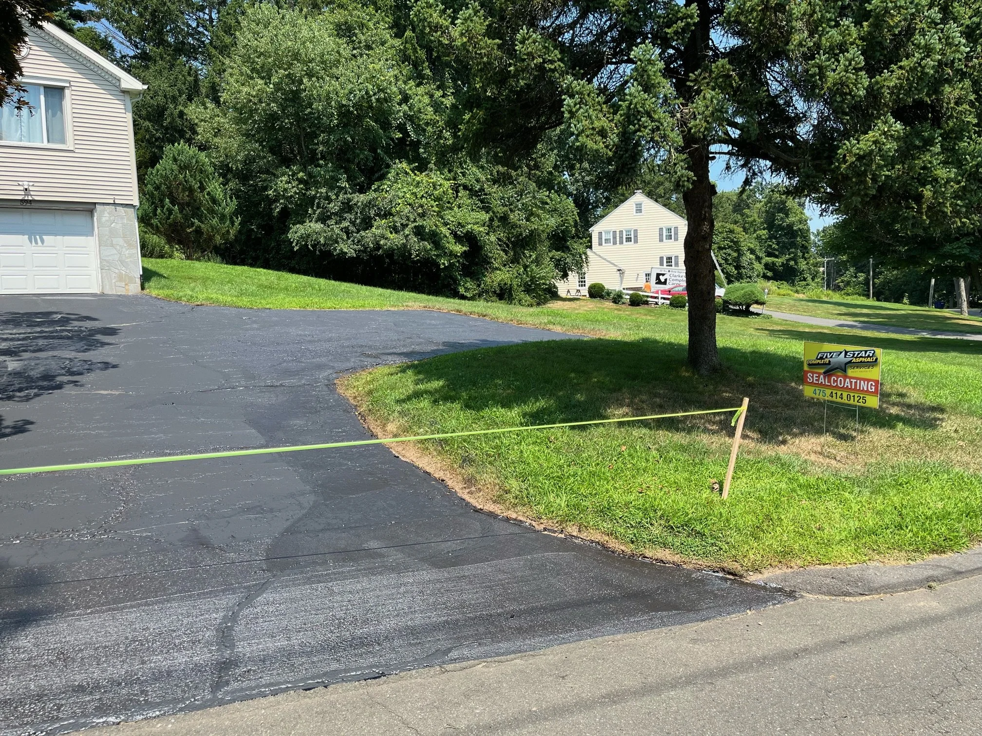 Orange sealcoating done Aug. 1, 2024