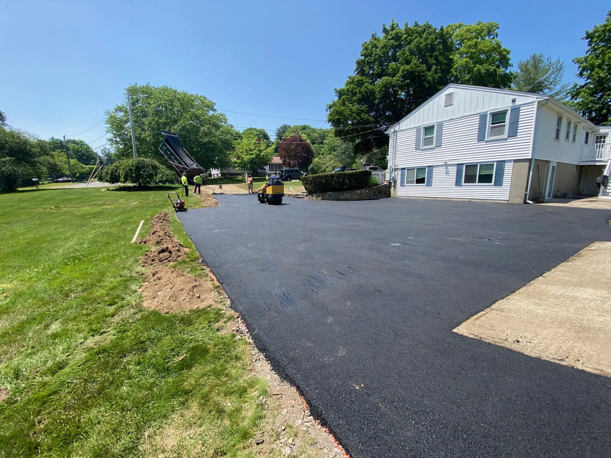 Paving work done in Orange on May 30, 2023