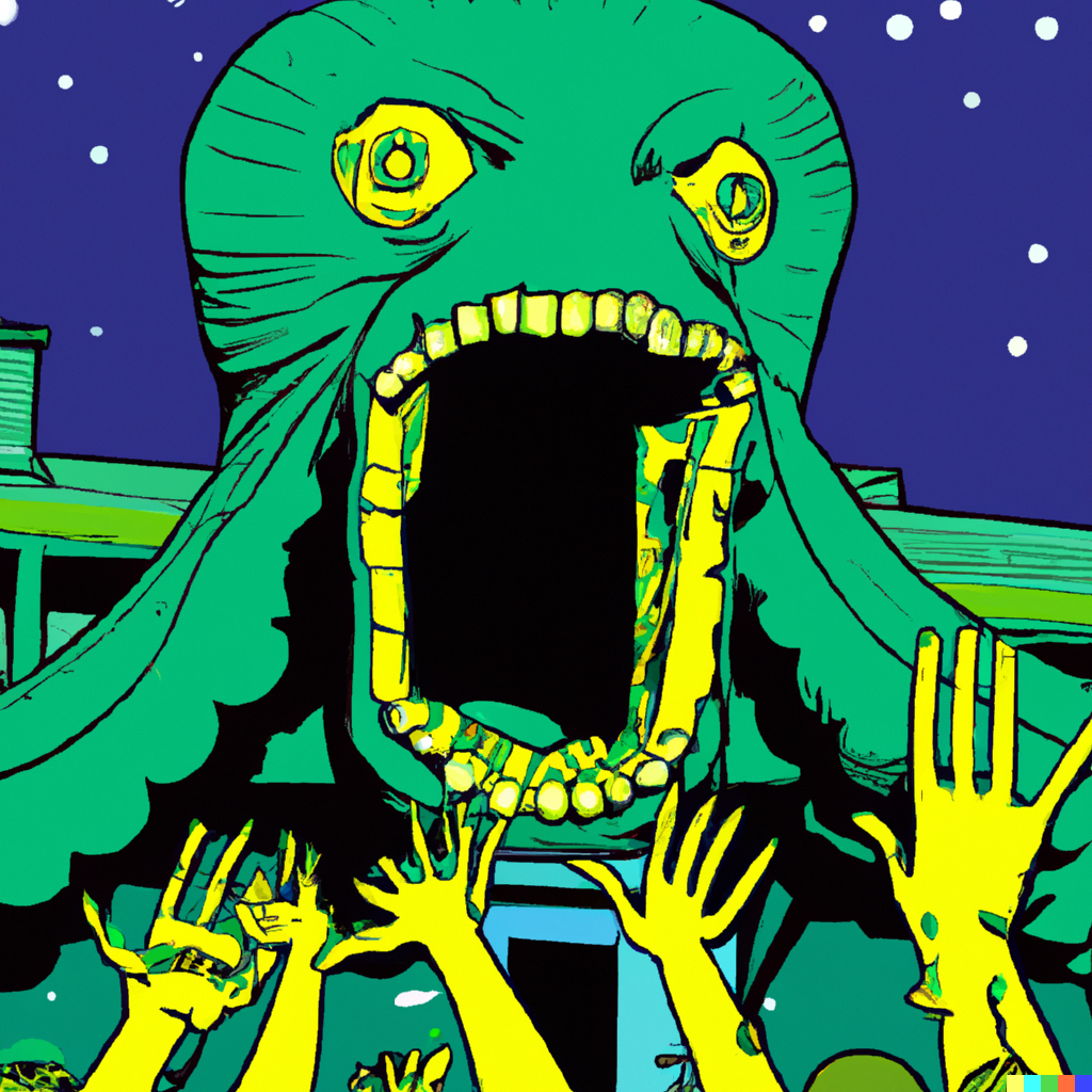 A house party is violently taken over by monstrous vines and alien tendrils
