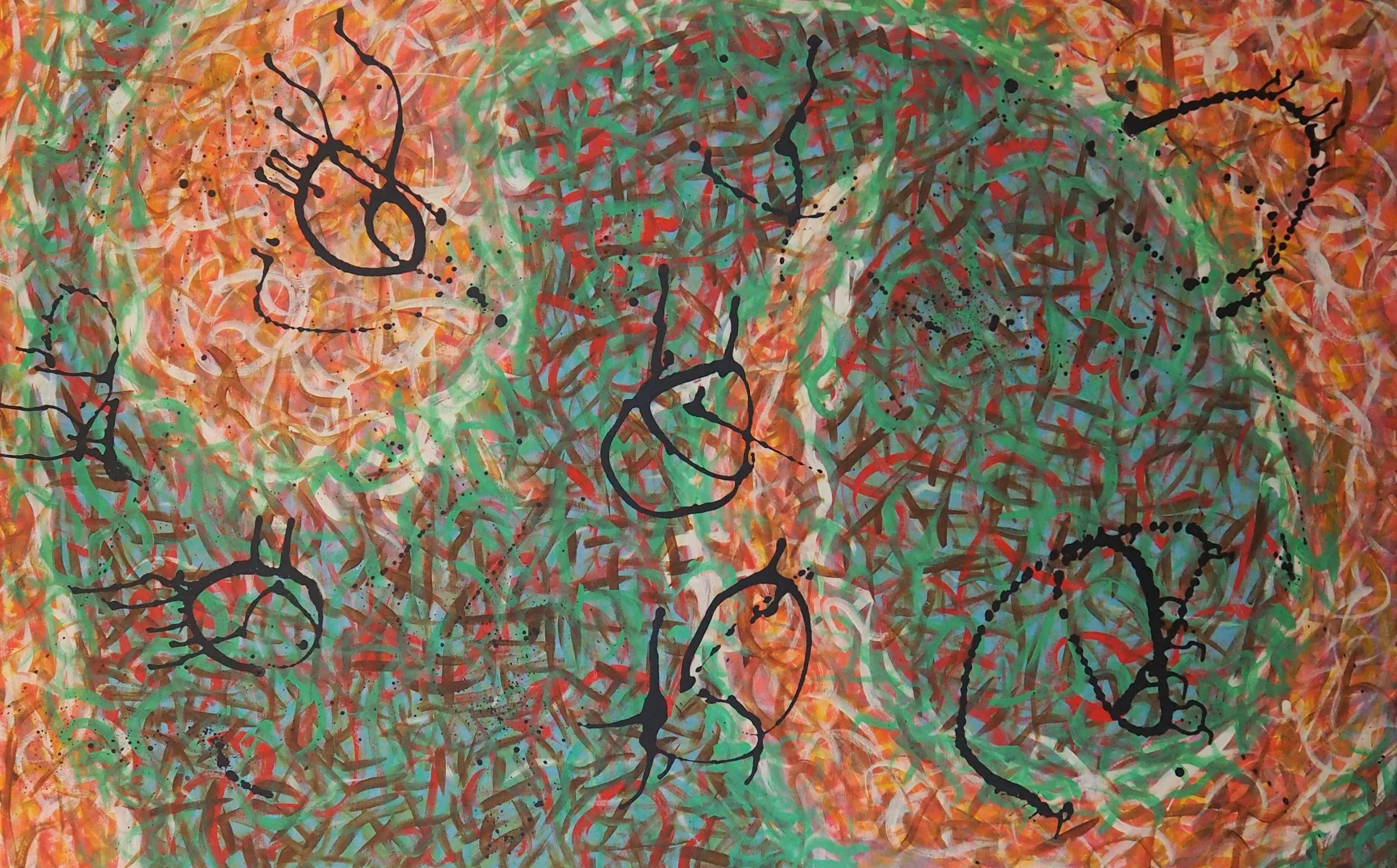 "Indecision", oils over acrylics on canvas, 48"x30". completed September of 2022; for a suggested purchase amount of $800