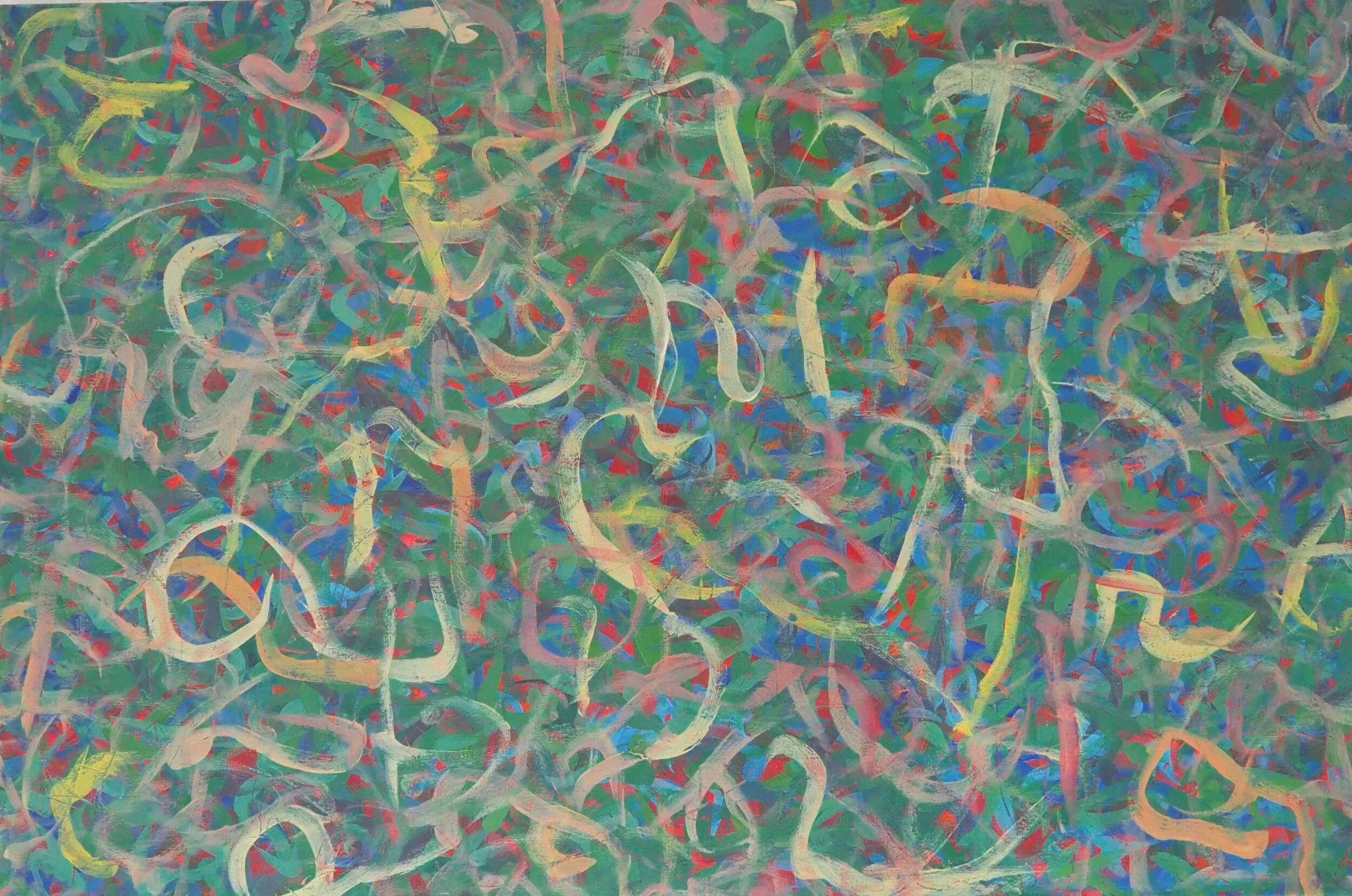 "An Air of Summer's End", acrylics on stretched canvas, 36"x24", September of 2020; for a suggested payment amount of $250