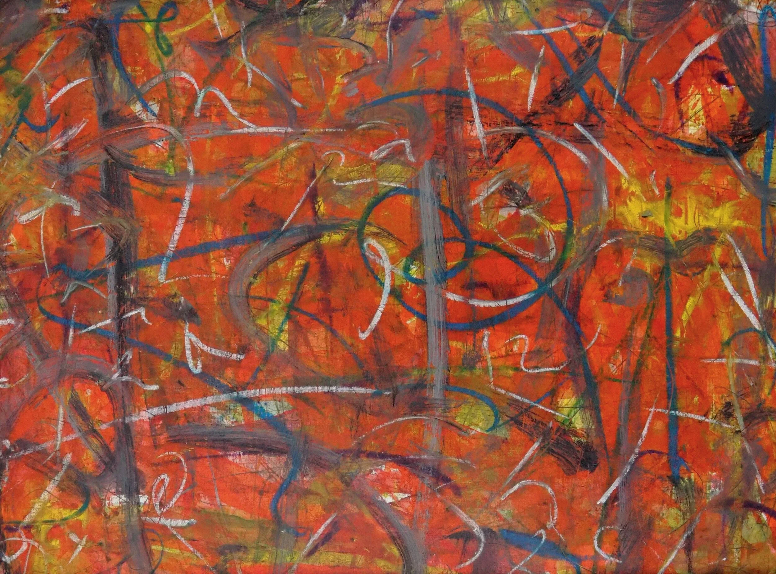 "This You Must Know", mixed media on paper (246#), 24"x18", September of 2020; for a suggested payment amount of $100