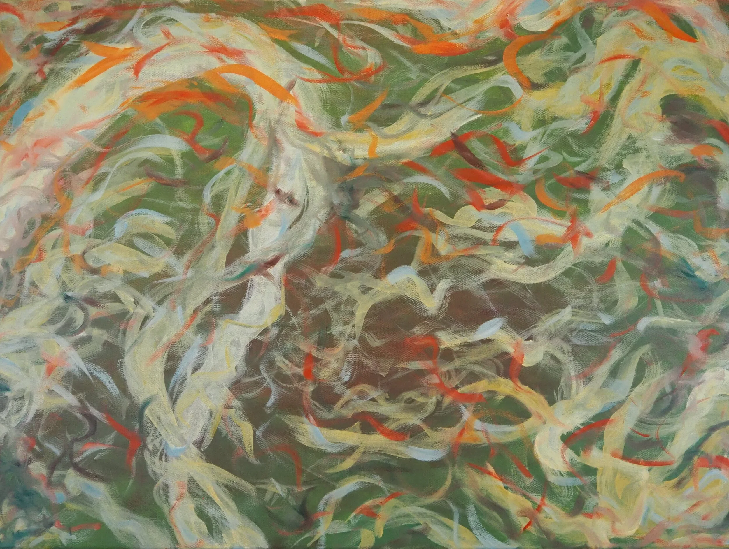 "Liberated", oils on canvas, 30"x22", April of 2021; for a suggested purchase amount of $200