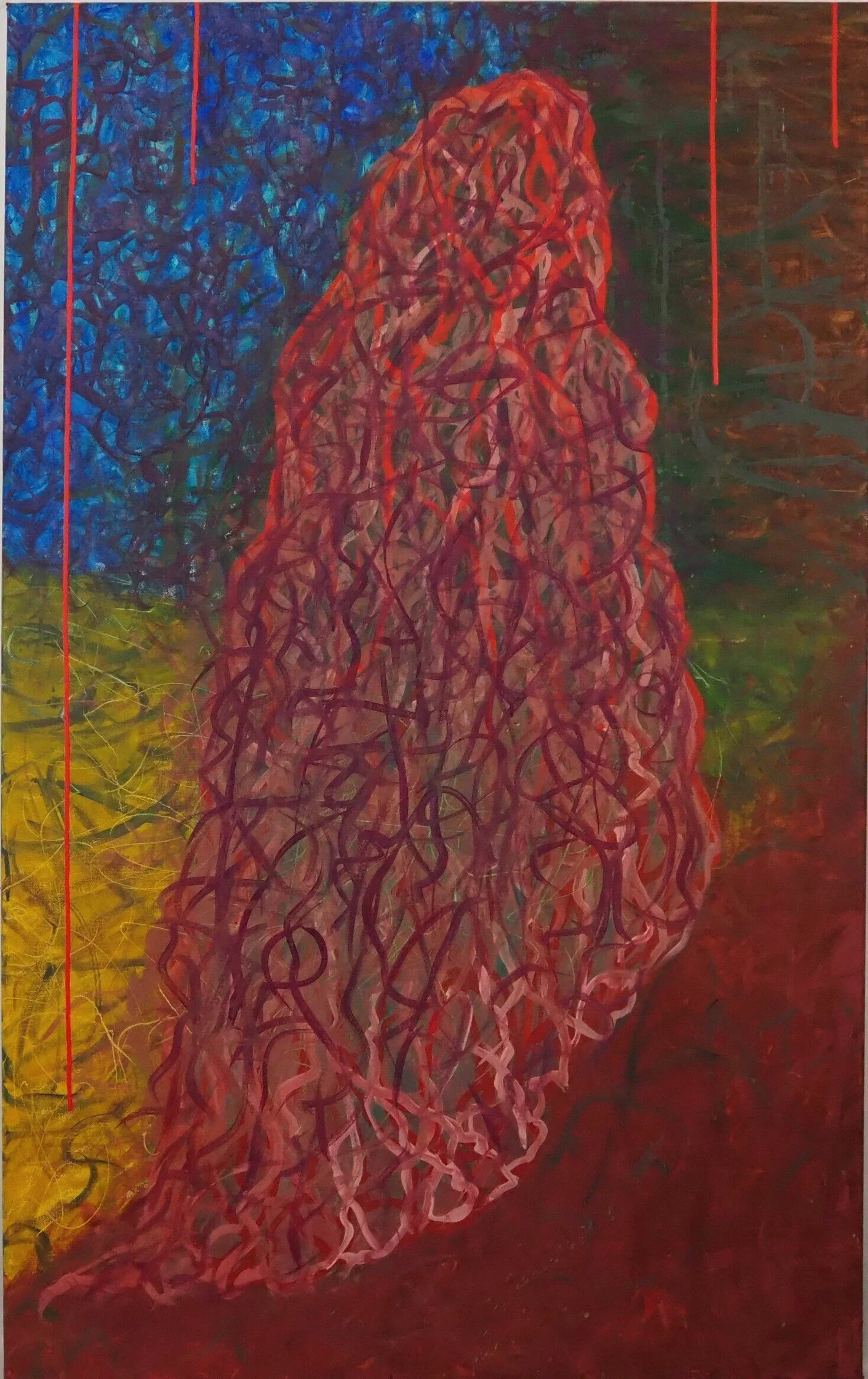 "Seeker's Way", oils on canvas, 30"x48", May of 2021; for a suggested purchase amount of $400
