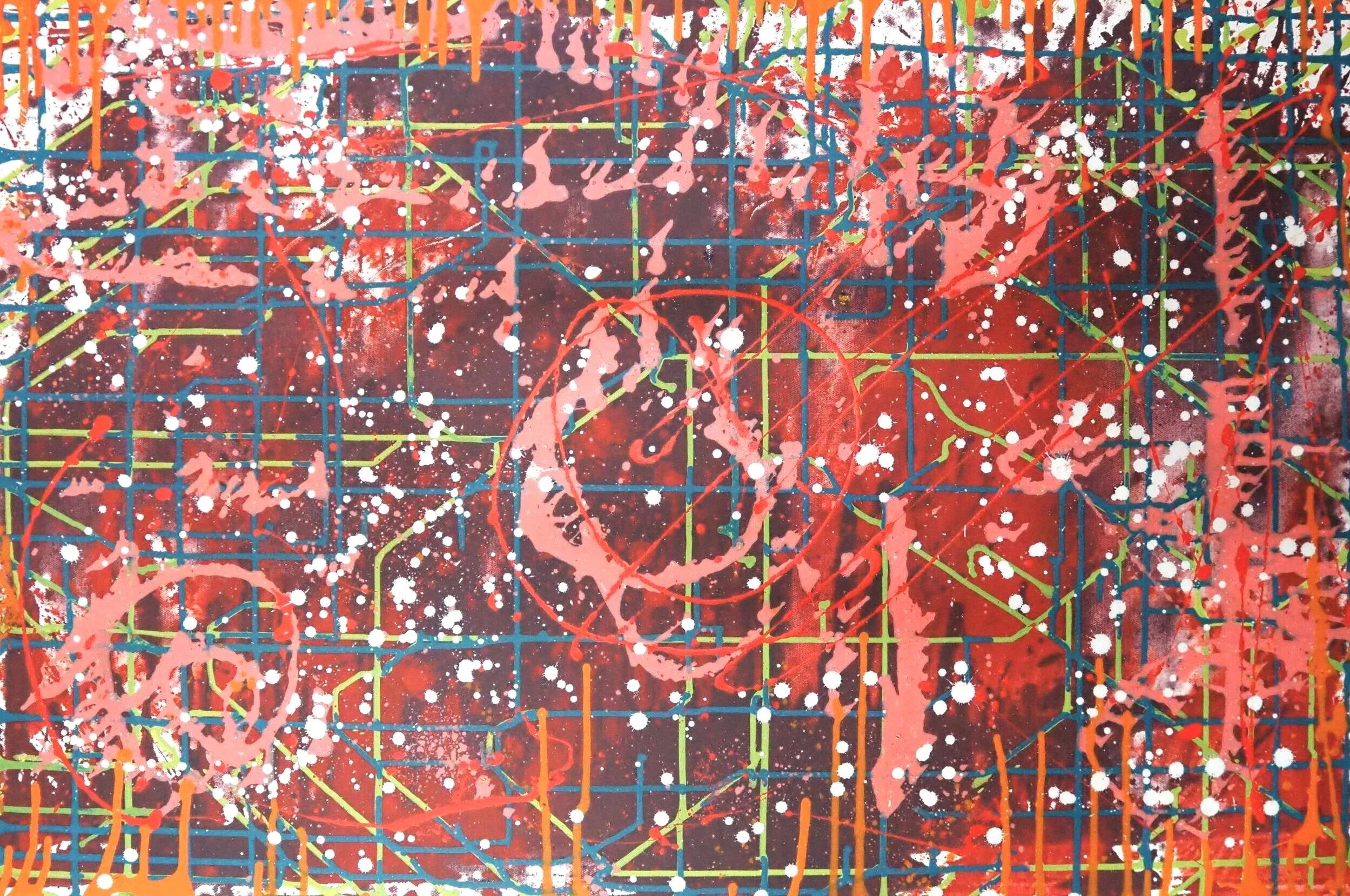 "Stop It, Hal", oils & acrylics on canvas, 36"x24", July of 2021; for a suggested purchase amount of $300