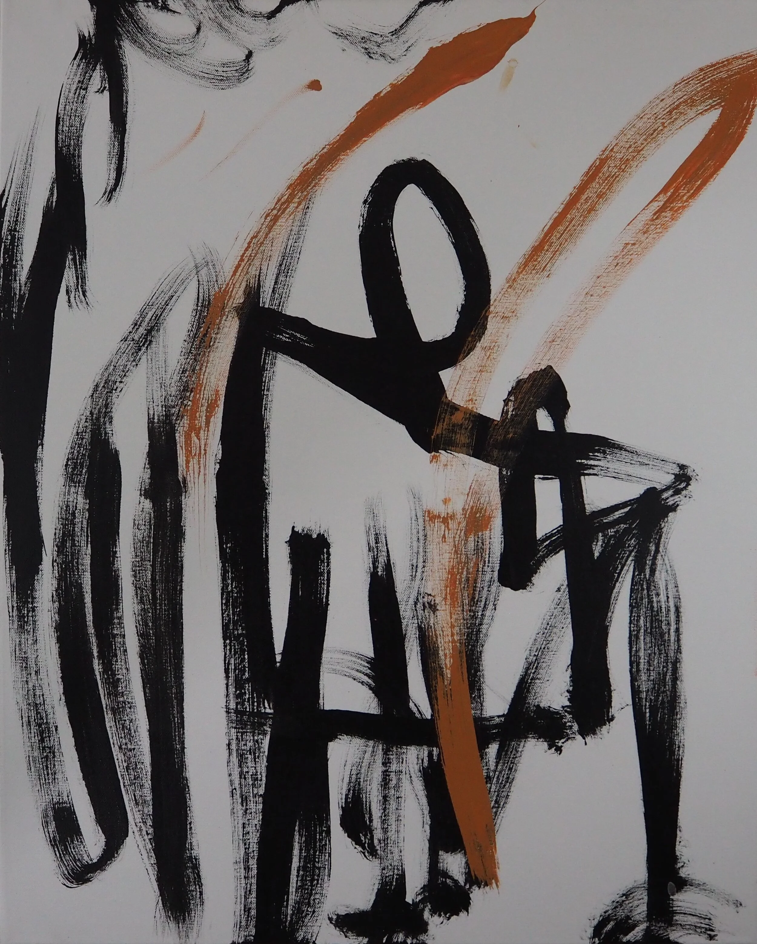 "Storyteller, Origins", acrylics on canvas, 24"x30", October of 2020; for a suggested payment amount of $150