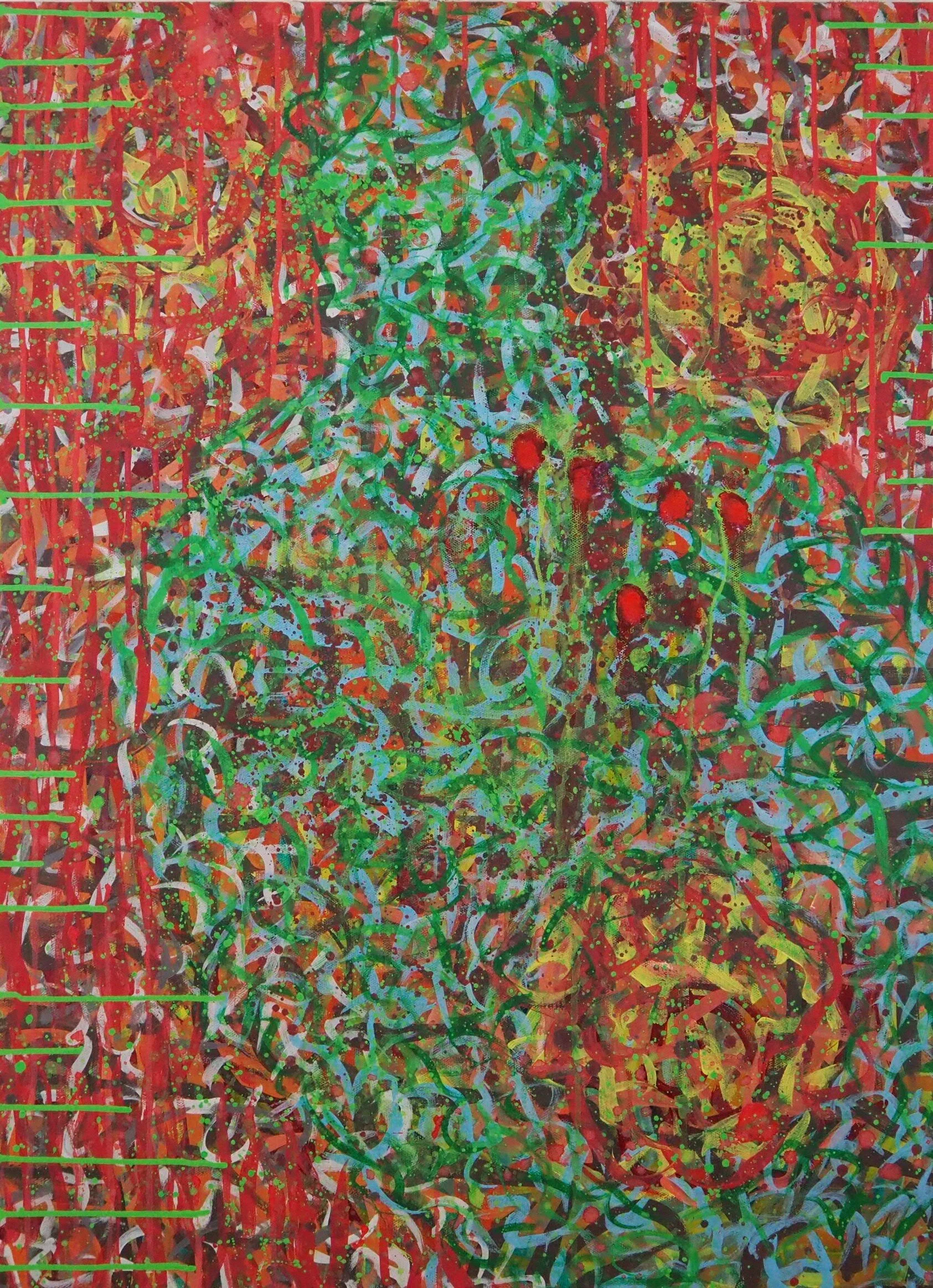 "Love Loss to Learn Life", oils on canvas, 22"x30", May of 2021; not available
