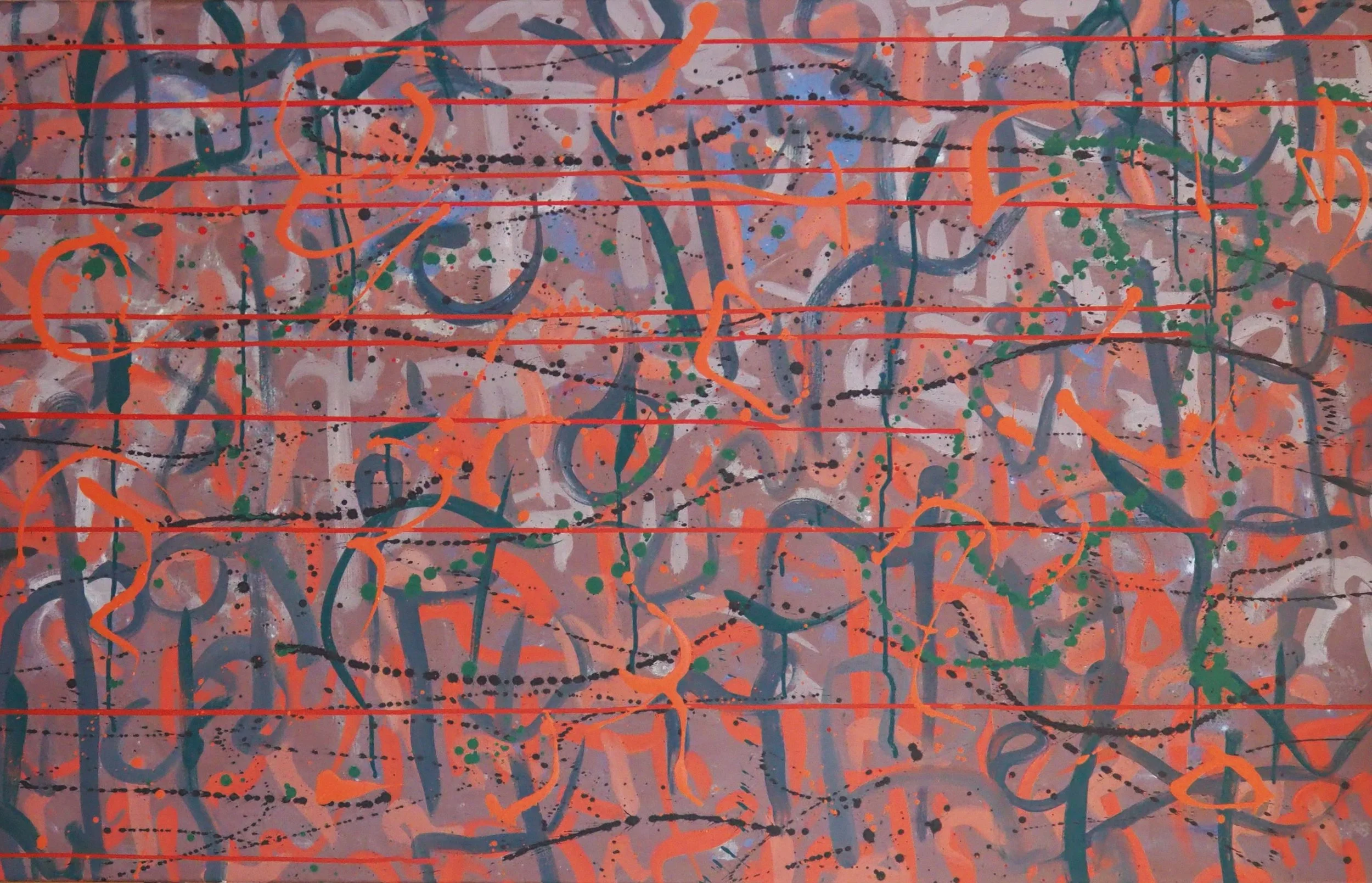 "Storybook", oils over acrylics on canvas, 48"x30". completed November of 2022; for a suggested purchase amount of $700