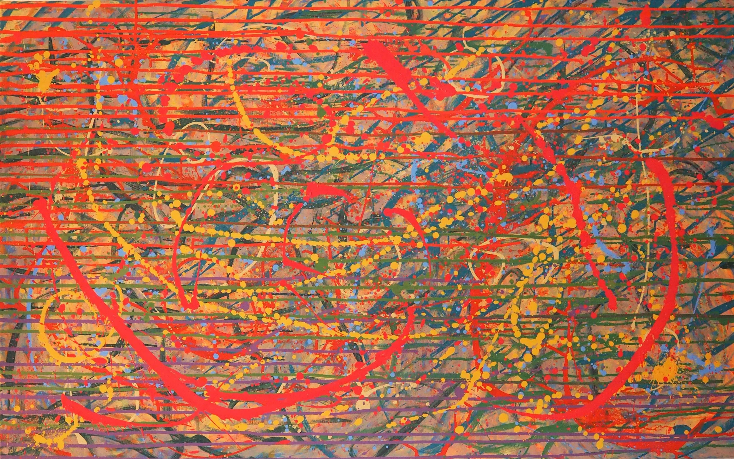 "Singing the Terraine, fortissimo", oils over acrylics on canvas, 48"x30". completed February of 2023; for a suggested purchase amount of $750