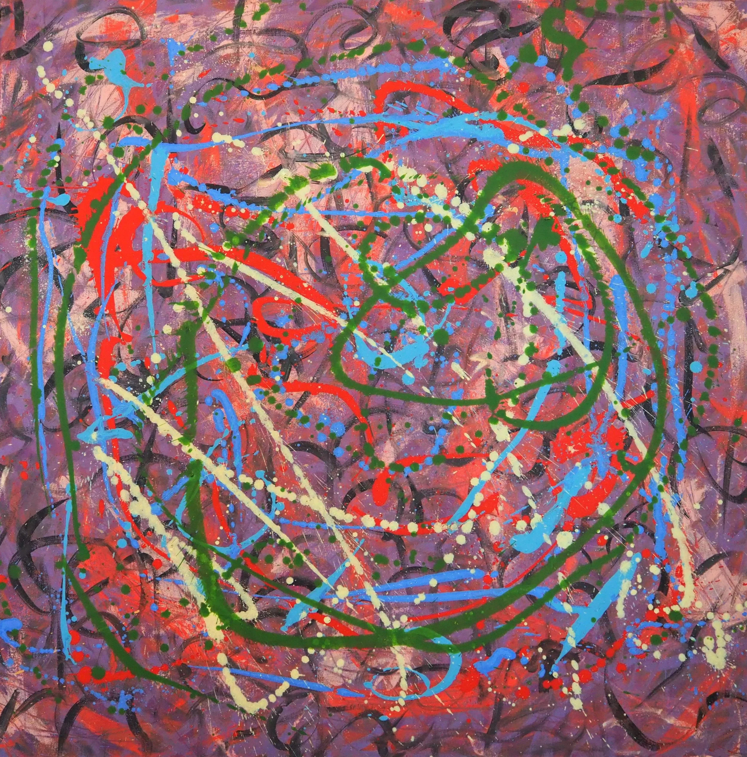 "Studious, with an Active Imagination", oils over acrylics on canvas, completed January of 2023; for a suggested purchase amount of $450