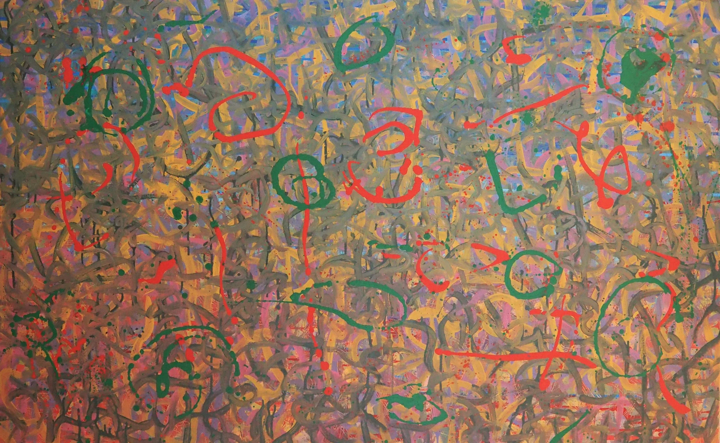 "Commentary", oils over acrylics on canvas, 48"x30". completed August of 2022; for a suggested purchase amount of $700