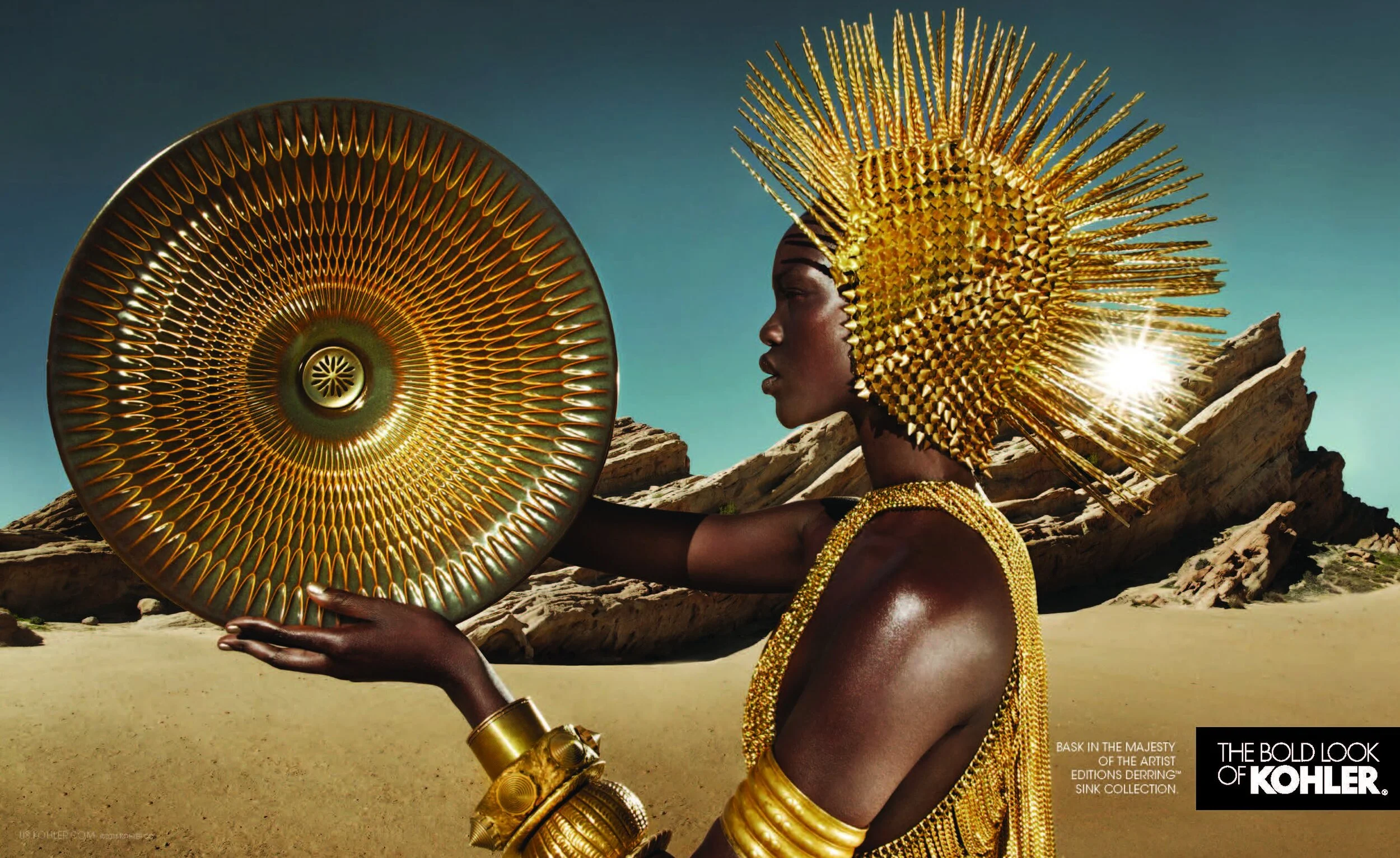 A fashion-forward approach, positioning Kohler fixtures as means of self-expression. 