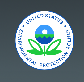 EPA logo with a blue and green design accompanied by the text 'United States Environmental Protection Agency'.