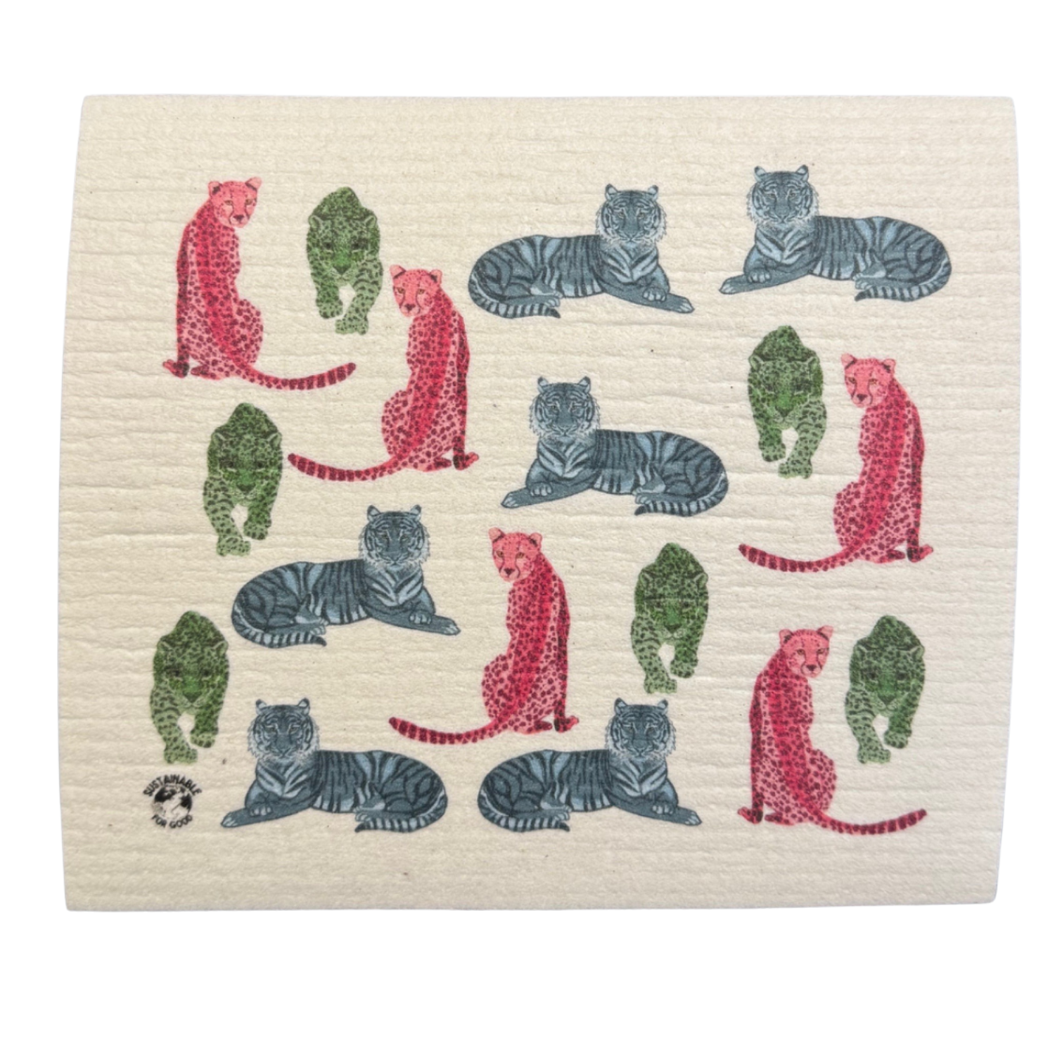 Swedish Dishcloth-Cheetahs, Tigers, and Jaguars
