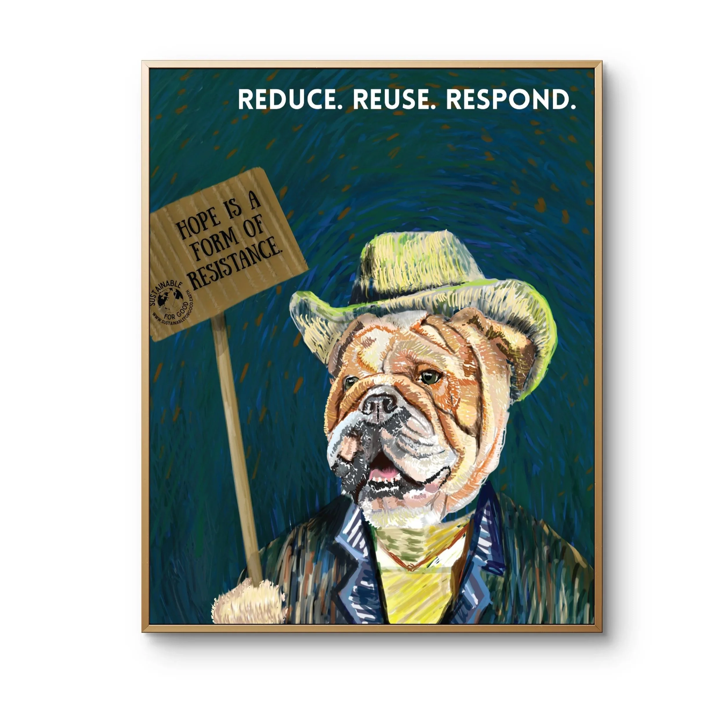 Reduce, Reuse, Respond Fine Art Print- 8x10", 16x20"