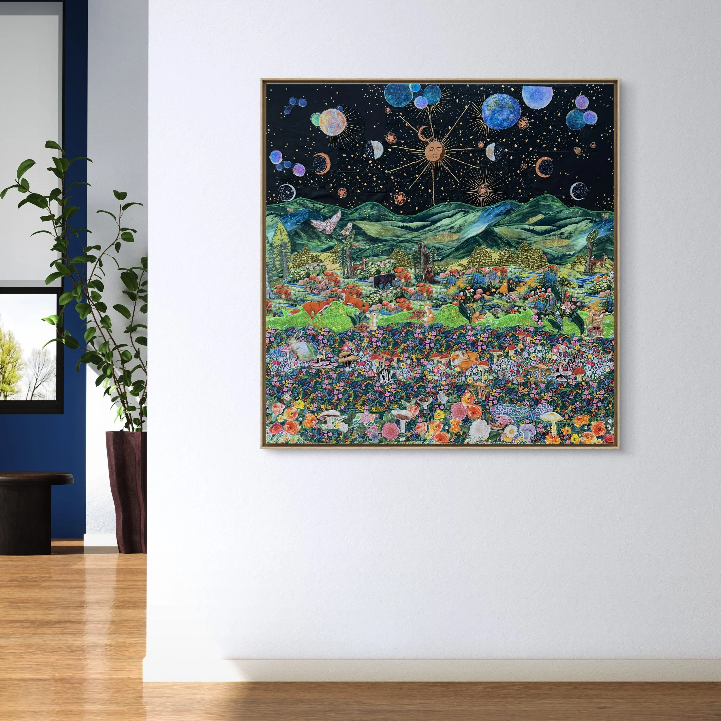 Before the Day Breaks   36x36"