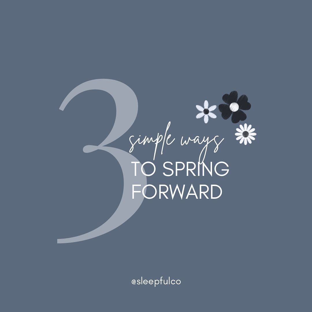 Spring Forward! 

It&rsquo;s the time of year that I get most excited about. The snow disappears (🤞), the sun sets a little later, and new signs of life start popping up all around us. 

This time change, compared to &lsquo;fall back&rsquo; tends to