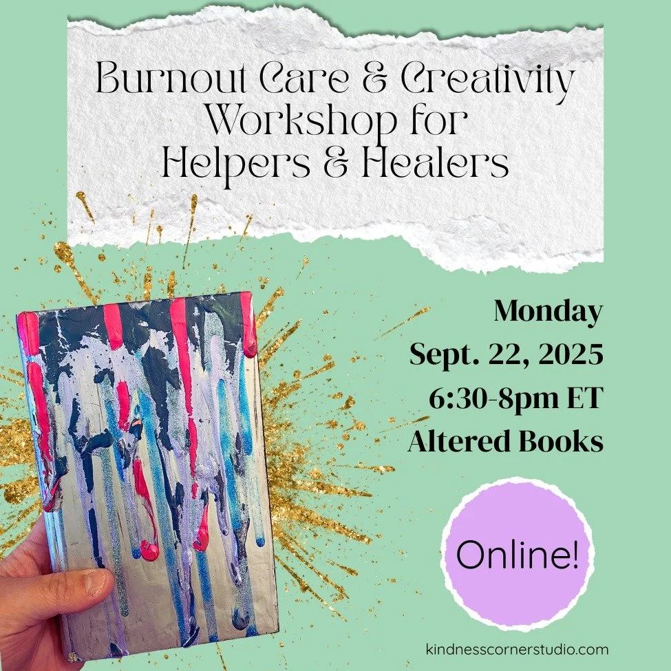September means back to school so this month in our Burnout Care &amp; Creativity Workshop we will be engaging with books...altered books as our form of creative expression! 📚

I really love the versatility of altered books and the rebellion of doin