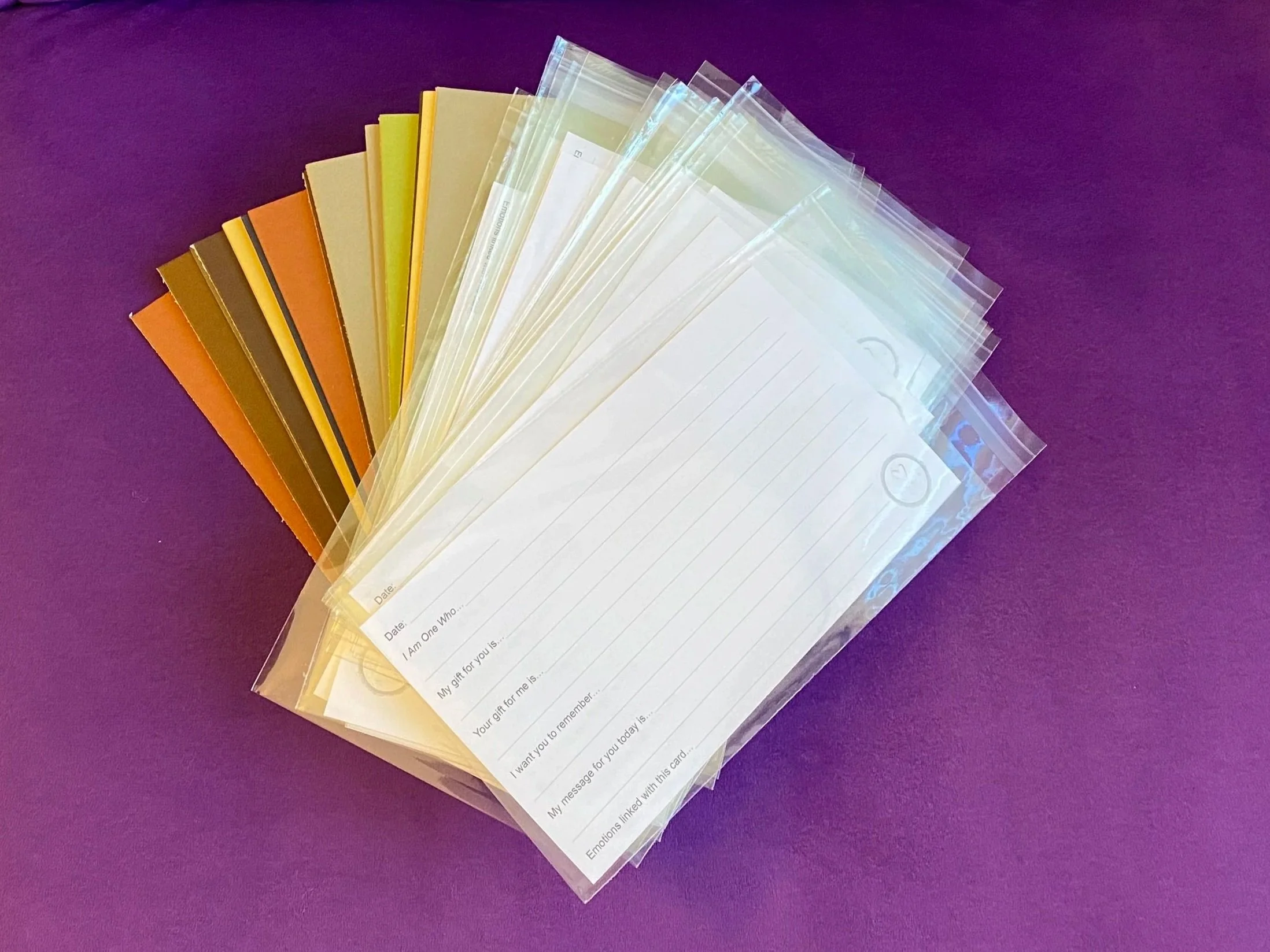 20 Collage Card Backings
