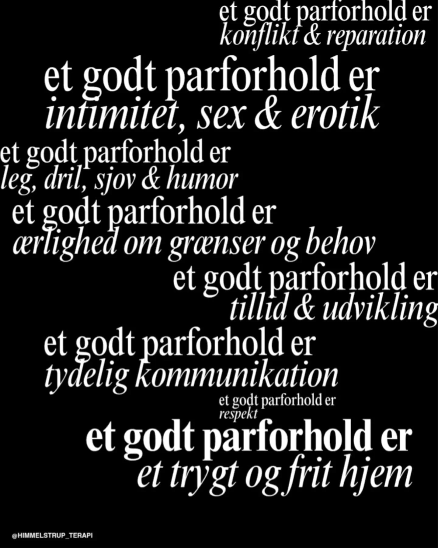 Hvordan er temperaturen i dit forhold? ~ 

Parforholdet og stemningen i vores hjem er en altafg&oslash;rende faktor for vores mentale trivsel.

Hvis konflikter eller svigt bliver fejet ind under gulvt&aelig;ppet, s&aring; siver det ud i forholdet p&a