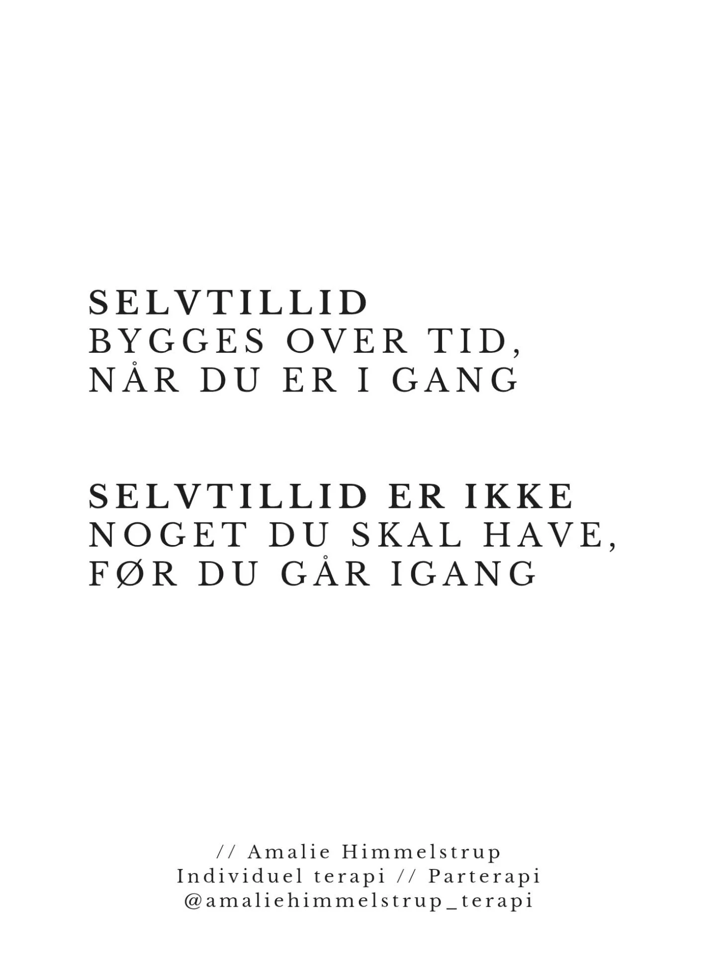 Livet er ikke nemt, jeg st&oslash;tter dig p&aring; vejen 🤍

Vi kan meget mere, end vi tror.
Vi finder f&oslash;rst ud af, hvor meget vi kan og hvor mange ressourcer vi har, n&aring;r vi er i gang.

Tillid til livet og os selv kan tr&aelig;nes.

Vi 