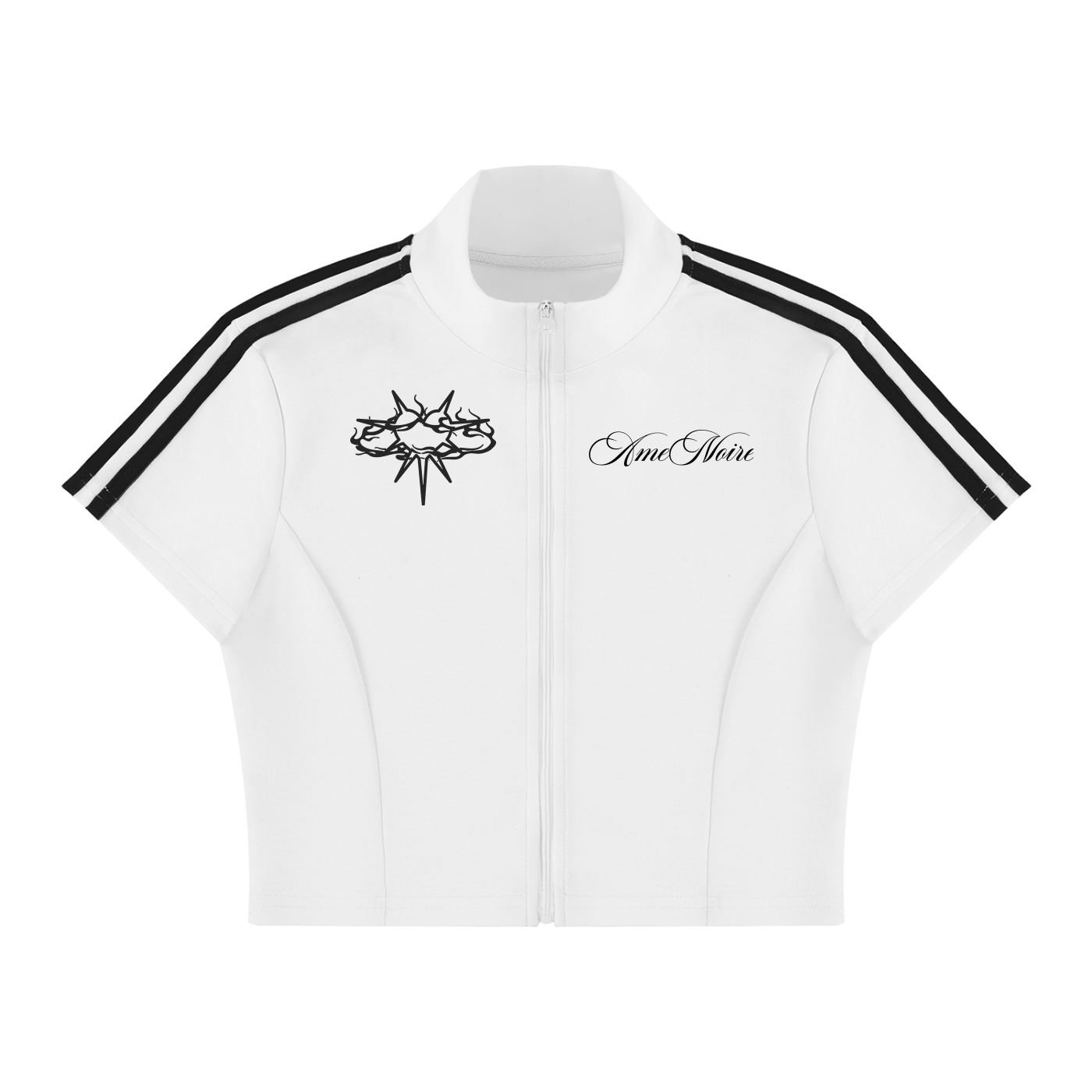 Motto cropped Zip-up